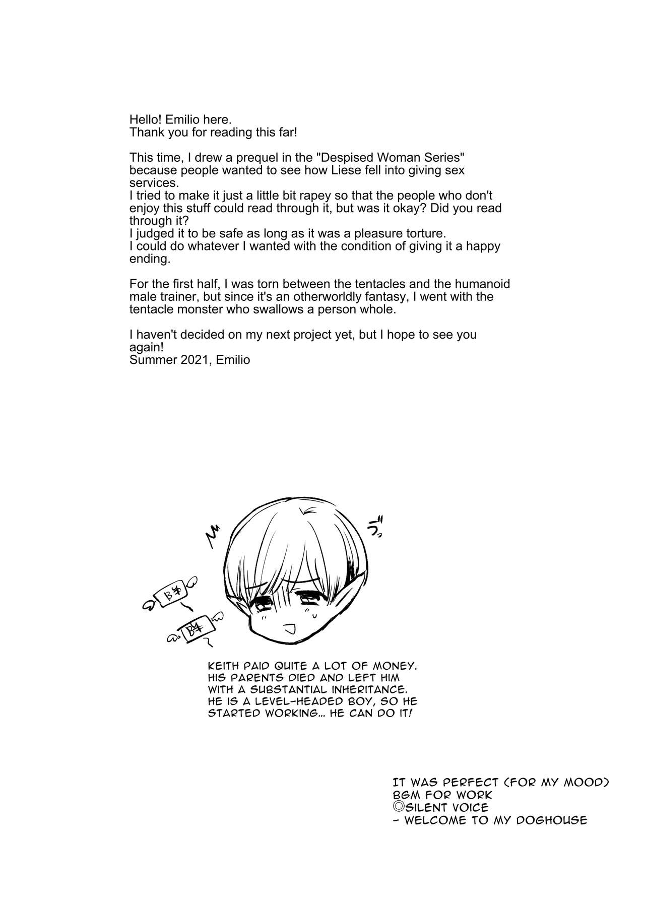 [Tetsukazuno Ao. (Emilio)]Kiraware Onna ga Damasare Fuuzoku Ochi ~ Chouzetsu Kairaku de Nikutai Choukyou ~ | The Girl People Despise Gets Corrupted ~Supreme Pleasure[English] [nasmas] Page 32