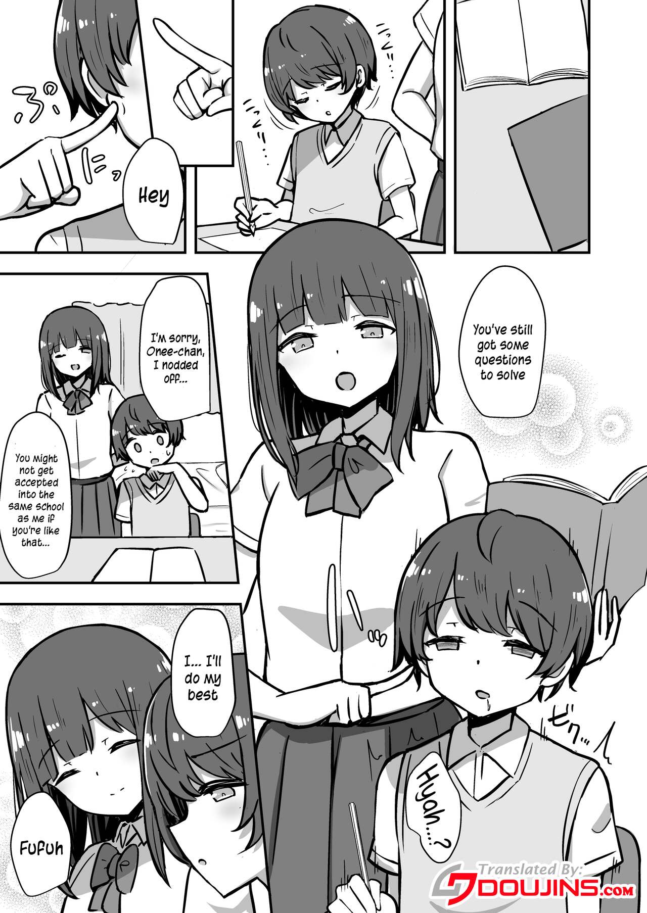 [Starmine18 (HANABi)]Boku to Onee-san no Kimochii Obenkyou | My And My Onee-san's Pleasurable Studies[English] {Doujins.com} [Digital] Page 2
