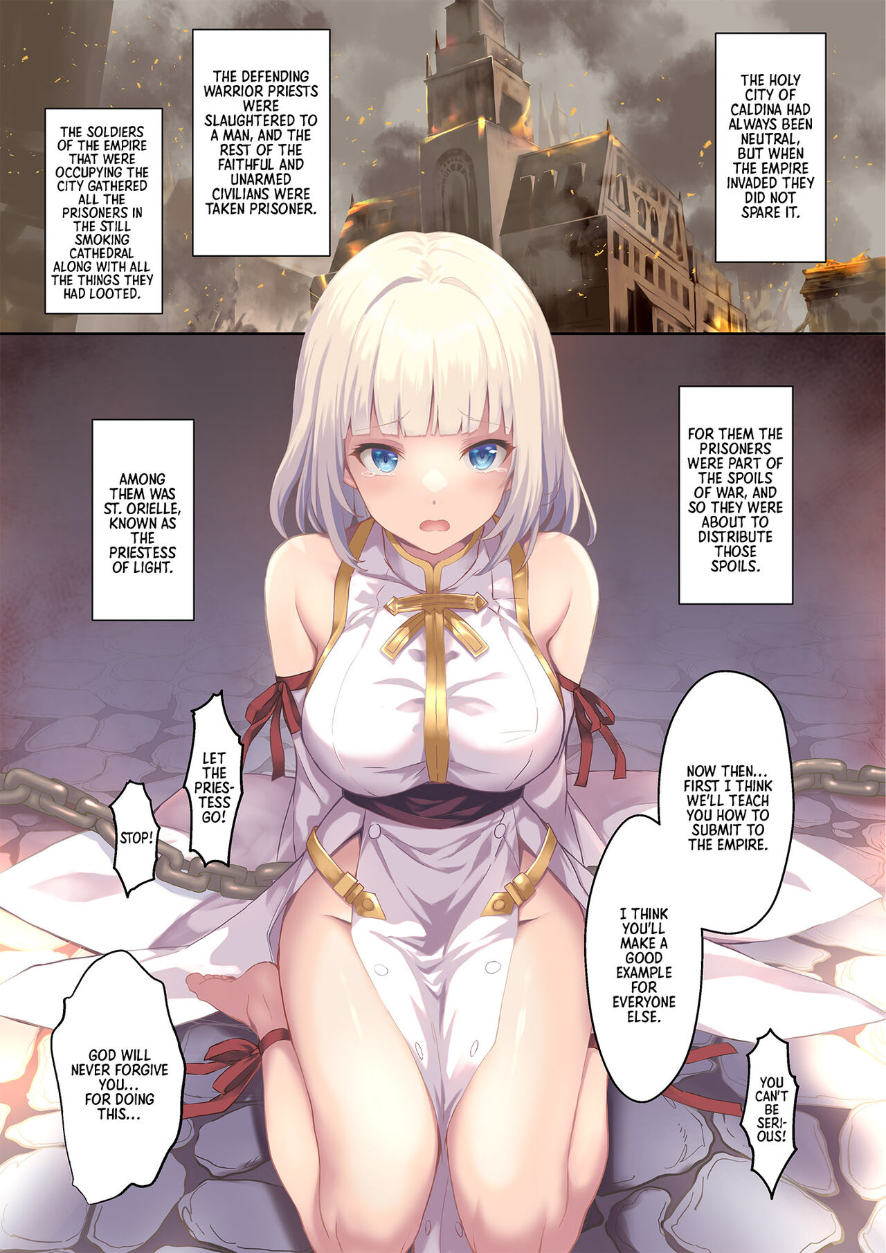 [Seven Days Holiday (Shinokawa Arumi, Koga Nozomu)]Seijyo Seifuku | Holy Woman Conquest [English] =TB=[Digital] Page 2