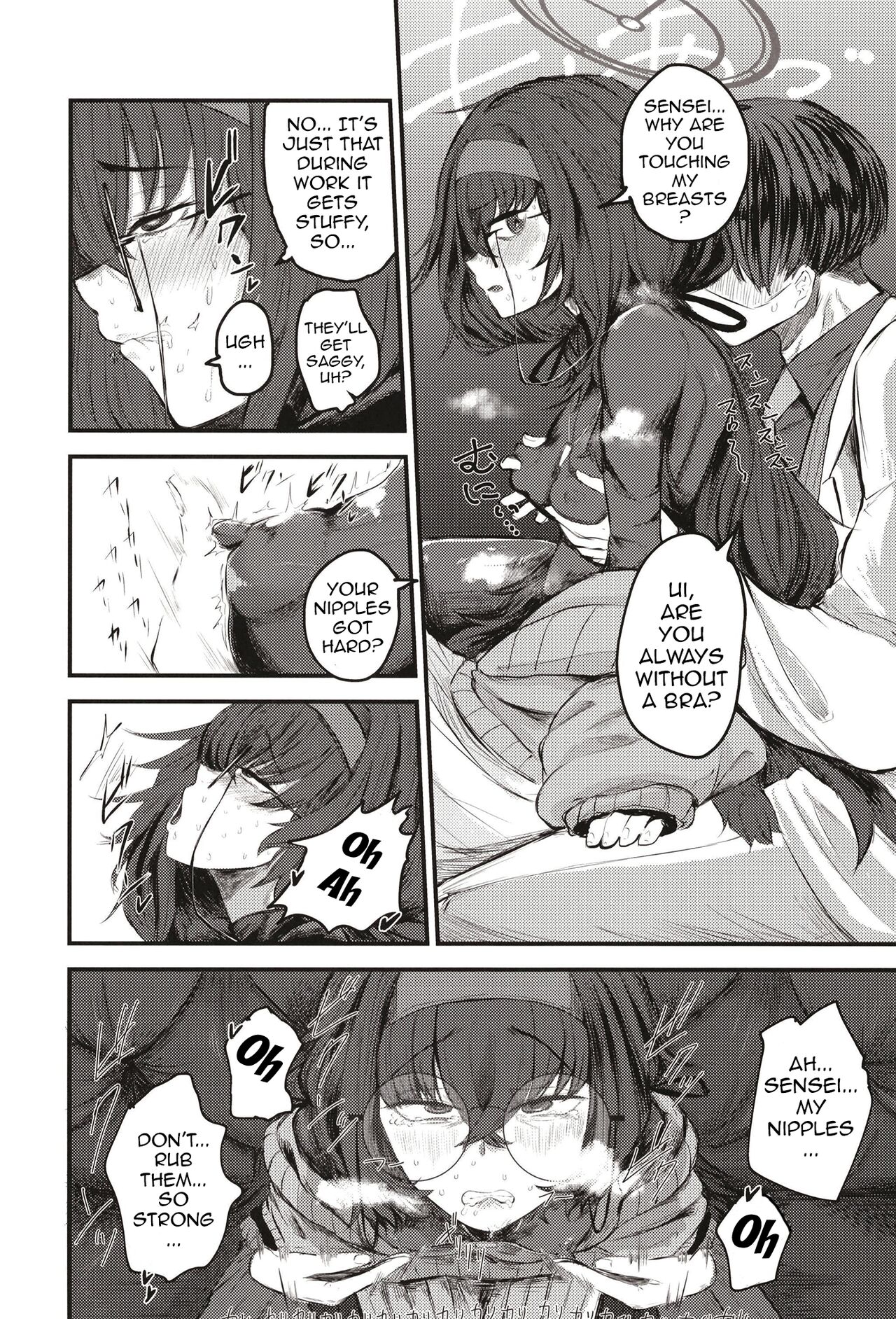 [Shouyu Gohan (Wakyo)]Sensei nara Koshokan (Koko) demo Ii desu yo | If it's With Sensei, I Don't Mind Doing it Right Here(In The Antiquarian Bookstore) (Blue Archive) [English] {Doujins.com} [Digital] Page 10