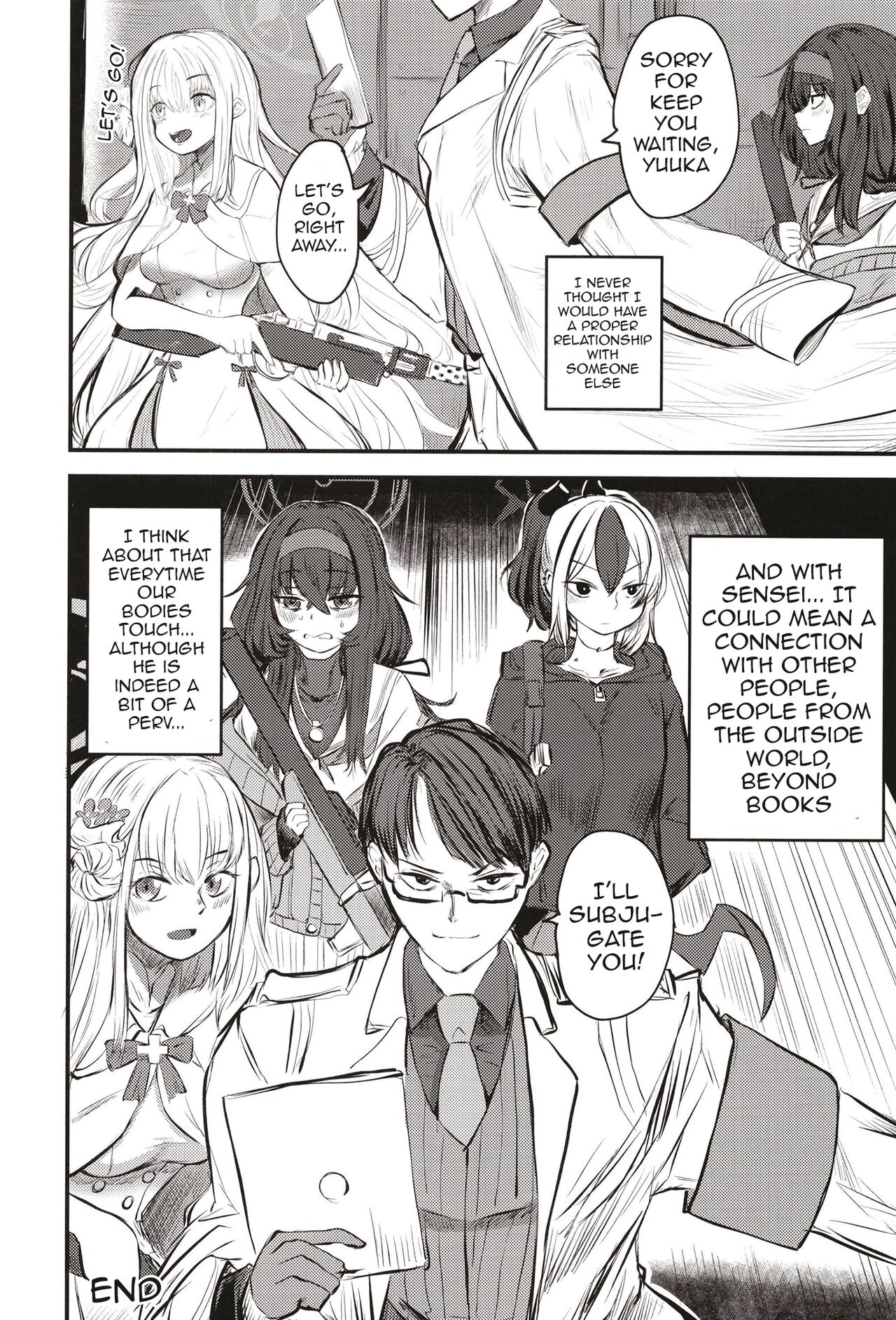 [Shouyu Gohan (Wakyo)]Sensei nara Koshokan (Koko) demo Ii desu yo | If it's With Sensei, I Don't Mind Doing it Right Here(In The Antiquarian Bookstore) (Blue Archive) [English] {Doujins.com} [Digital] Page 28