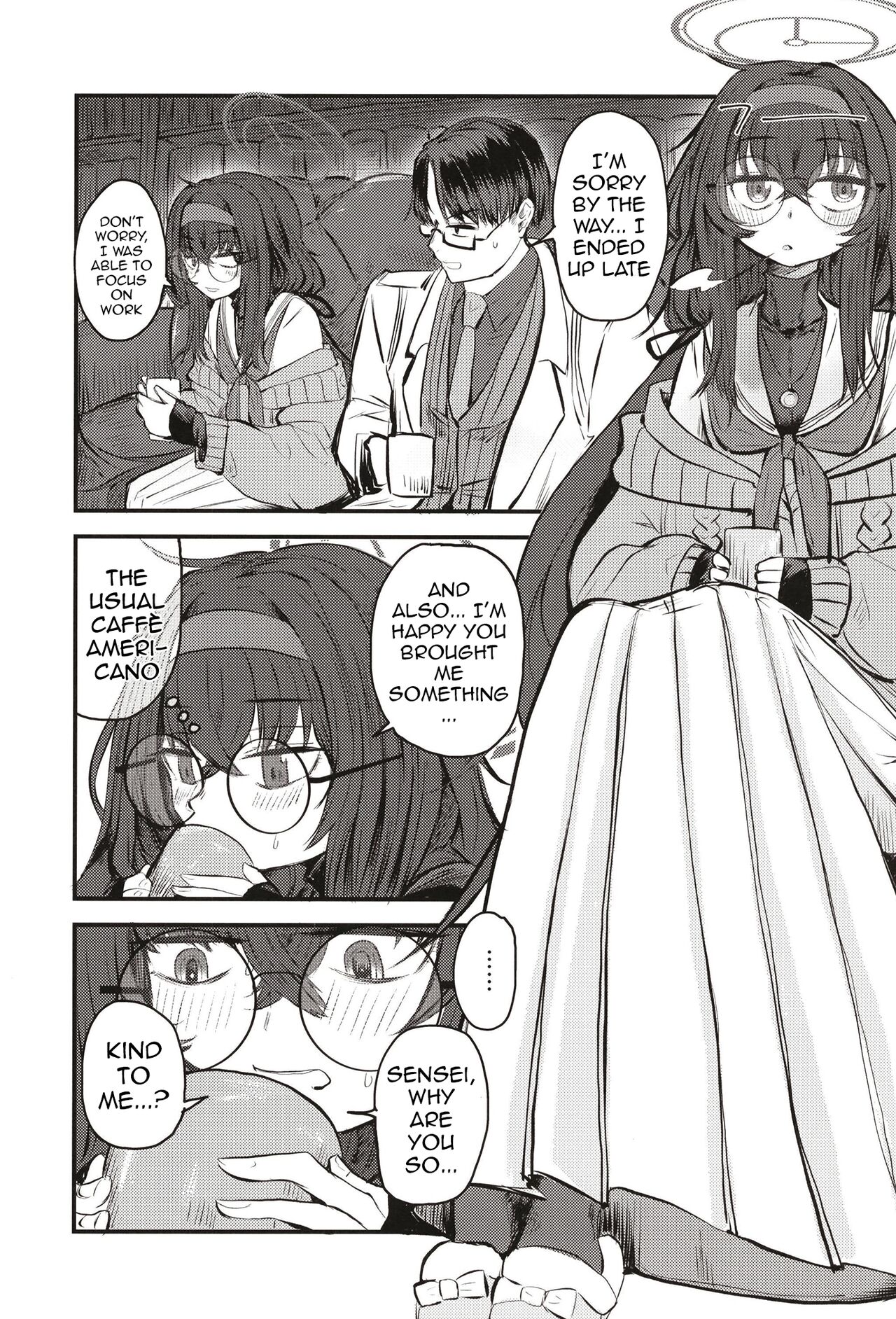 [Shouyu Gohan (Wakyo)]Sensei nara Koshokan (Koko) demo Ii desu yo | If it's With Sensei, I Don't Mind Doing it Right Here(In The Antiquarian Bookstore) (Blue Archive) [English] {Doujins.com} [Digital] Page 6