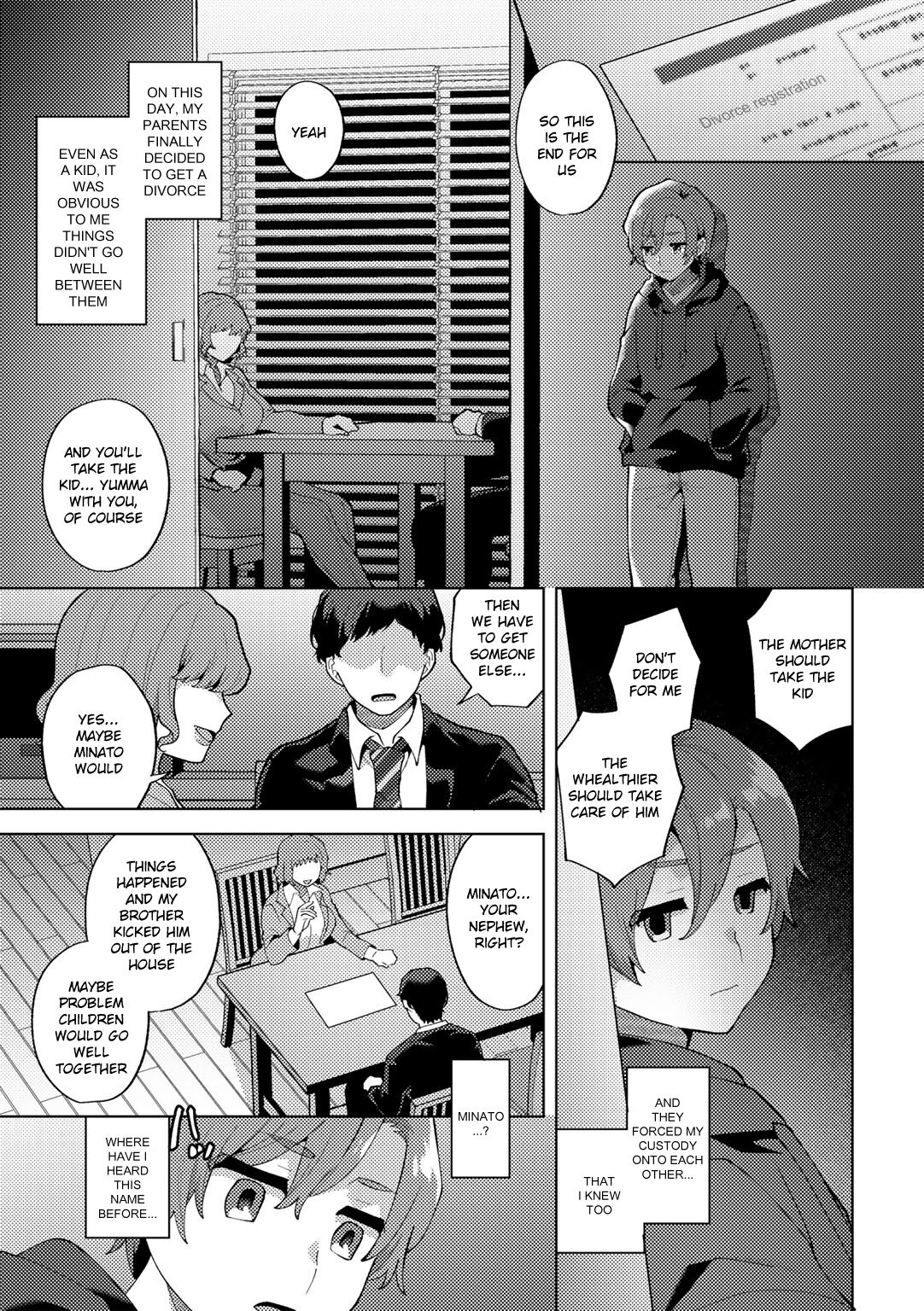 [Mogiki Hayami]Soshite Kazoku ni Naru(COMIC Gucho Vol. 19) [English] Page 1