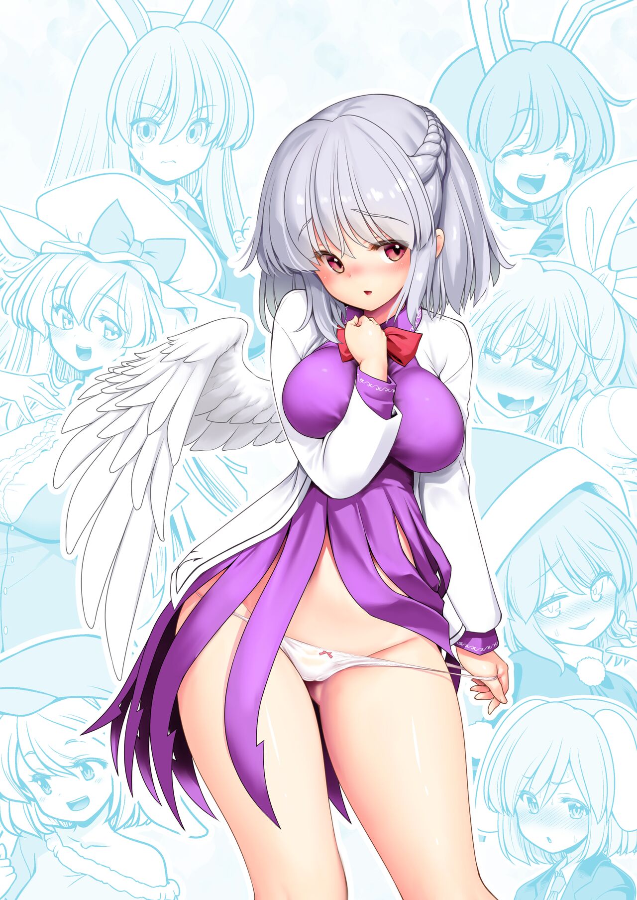 [Yosutebito na Mangakaki (Tomoki Tomonori)]Nureru Tsuki no Miyako Kanzenban(Touhou Project) [Digital] [English] [Decensored] Page 2