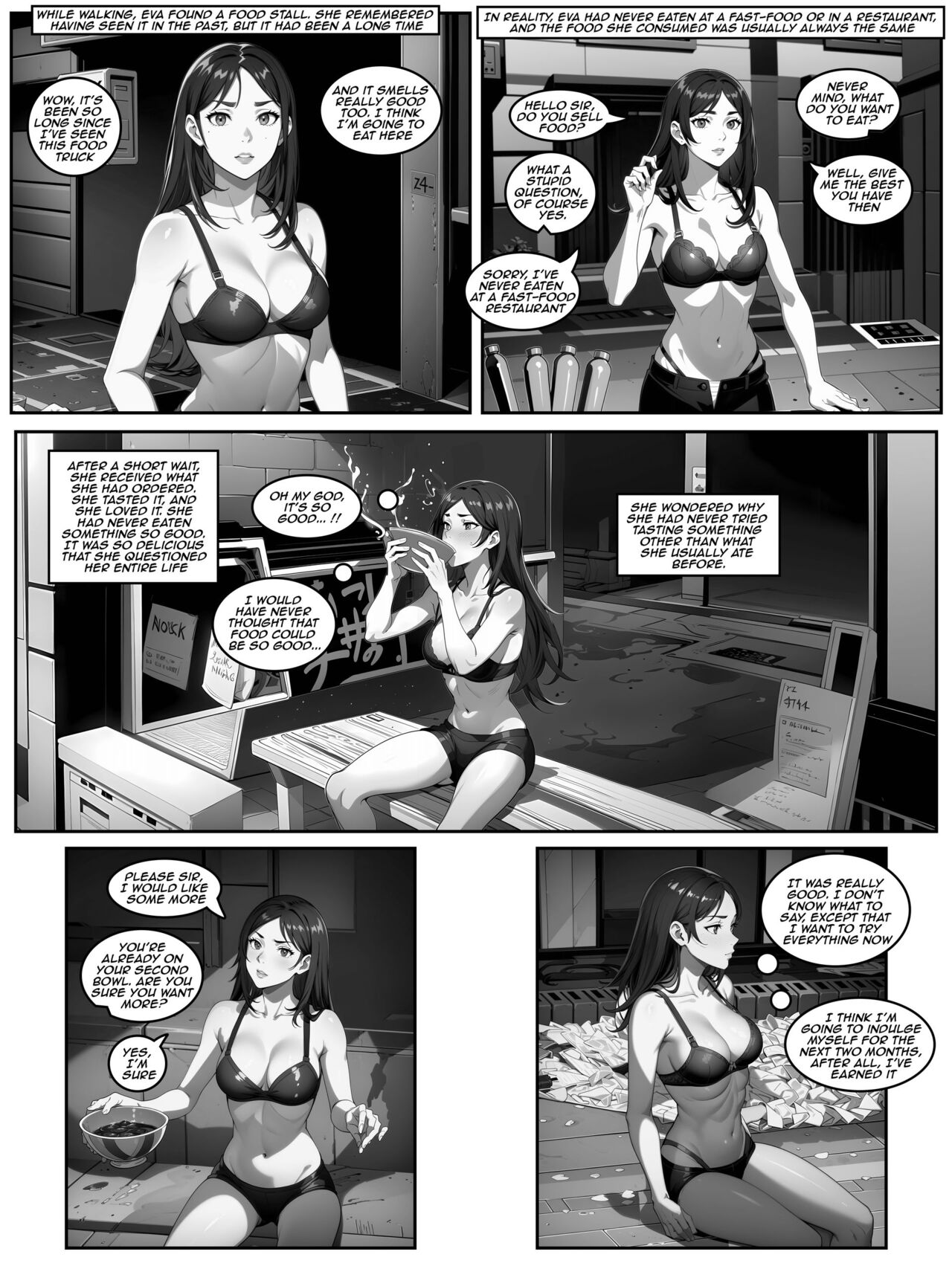 [meltedcaramelheaven]DeviantArt - Eva weight gain comic -[Ongoing] Page 2