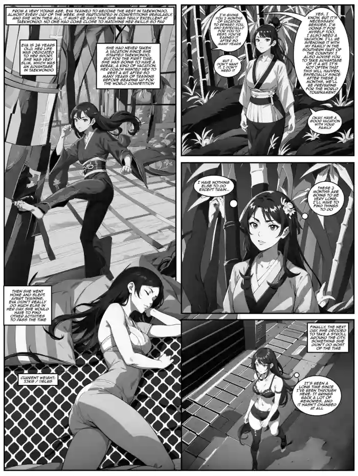 [meltedcaramelheaven]DeviantArt - Eva weight gain comic -[Ongoing]