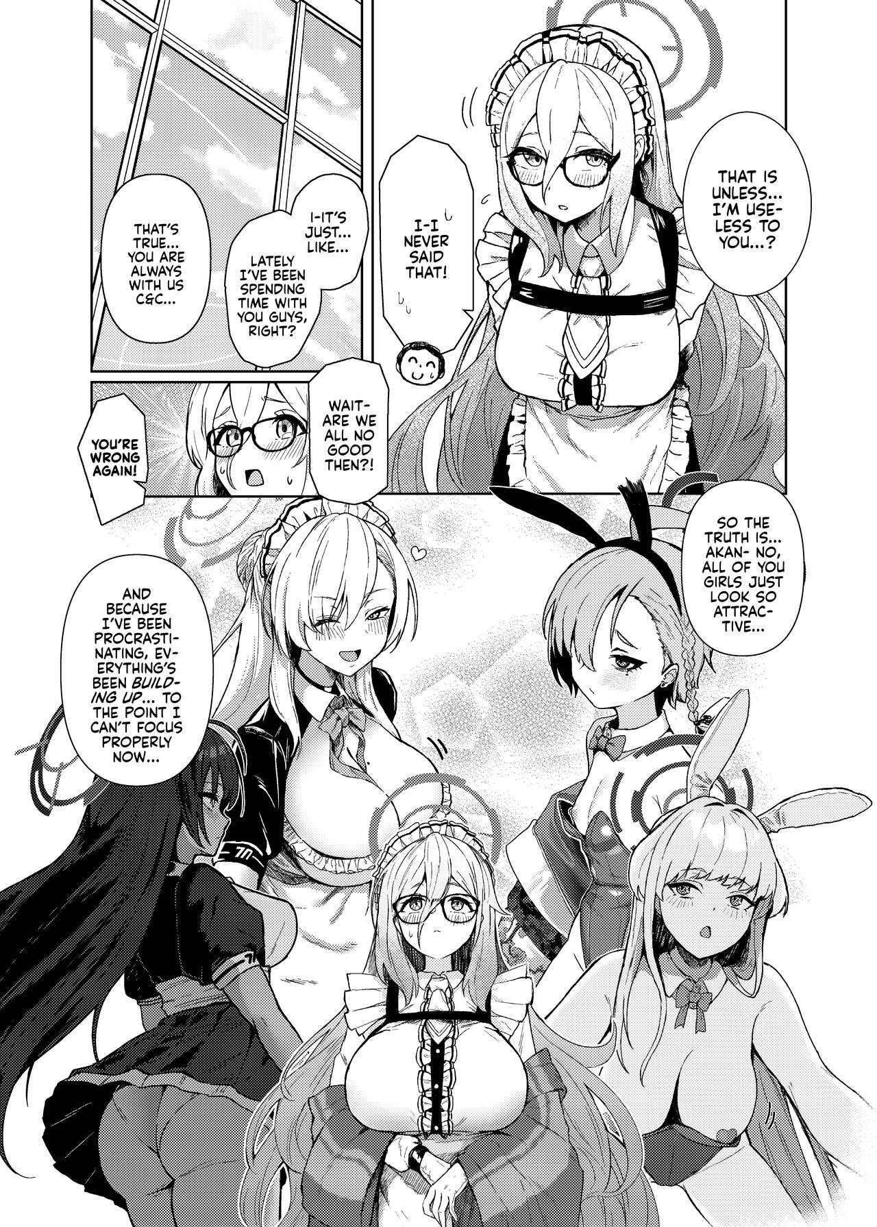 [Hako no Naka no Medaka (boxReeema)]Akane ni Iyasarete Mimasen ka? | Won't You Let Me Comfort You?(Blue Archive) [English] [Kyuume] [Digital] Page 4