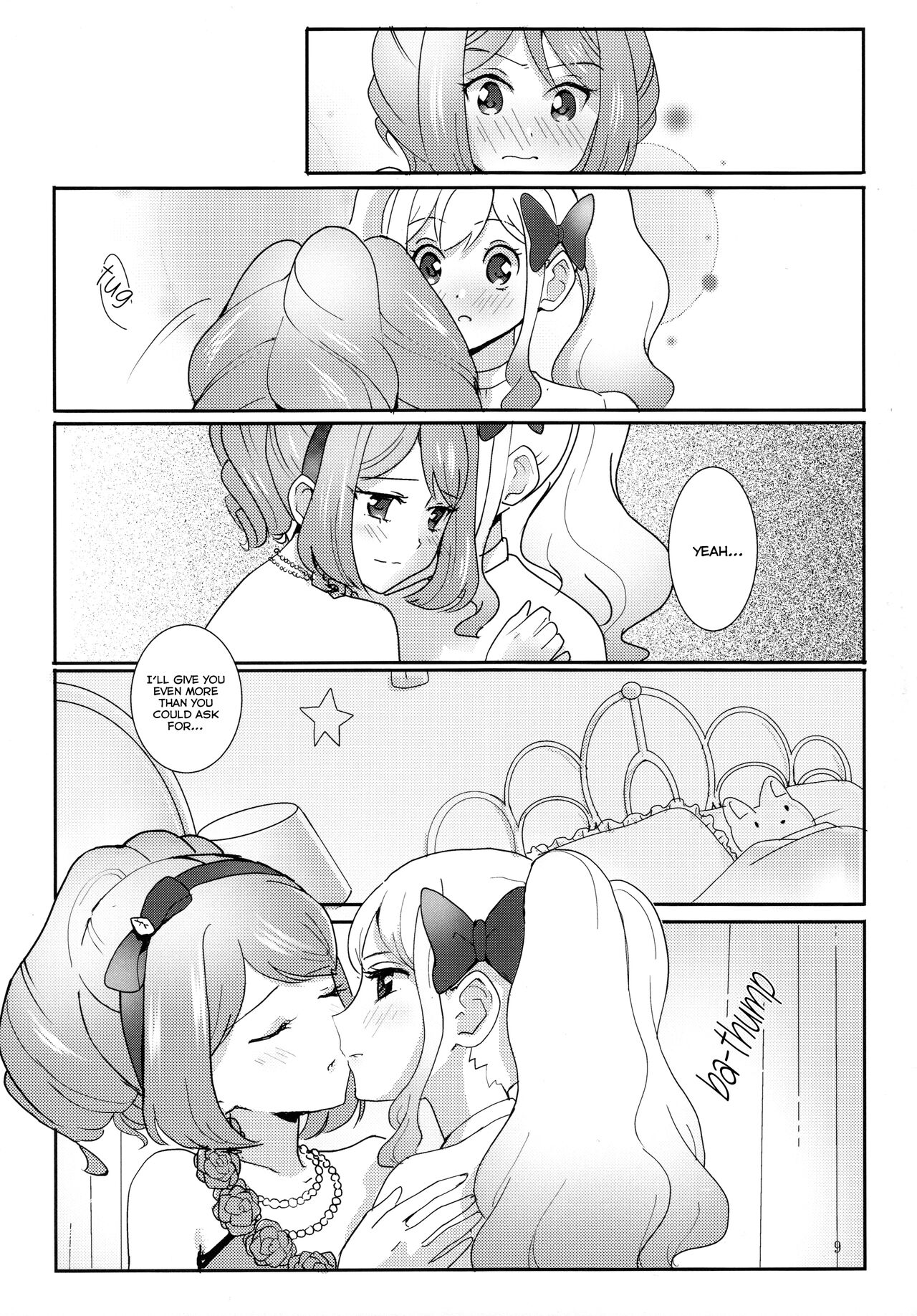 (Geinoujin wa Card ga Inochi! 13) [Furanki (NOTO)]Anata ga Dress o Matottara | When you put on the dress(Aikatsu Stars!) [English] [Lazy Lily] Page 10