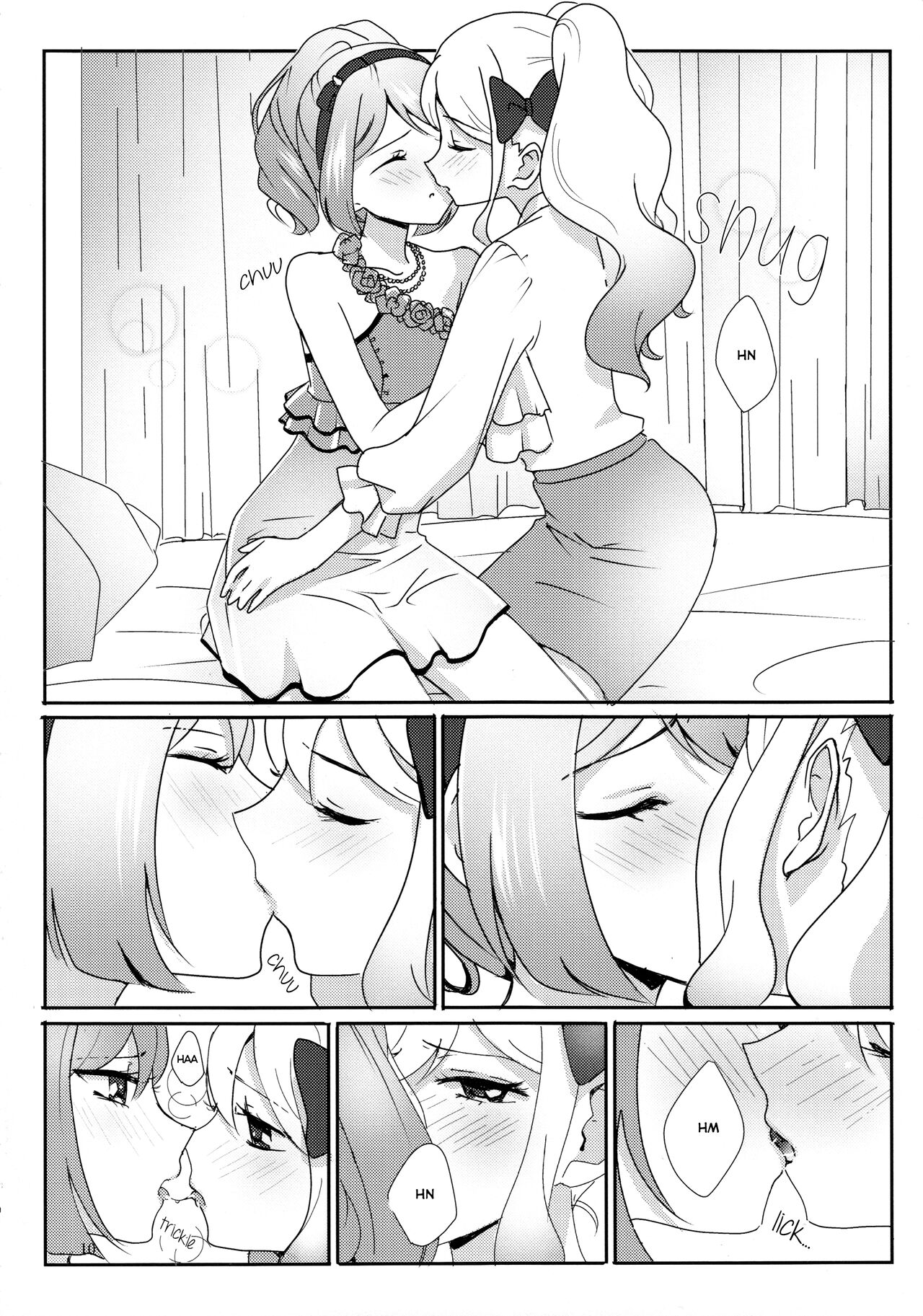 (Geinoujin wa Card ga Inochi! 13) [Furanki (NOTO)]Anata ga Dress o Matottara | When you put on the dress(Aikatsu Stars!) [English] [Lazy Lily] Page 11