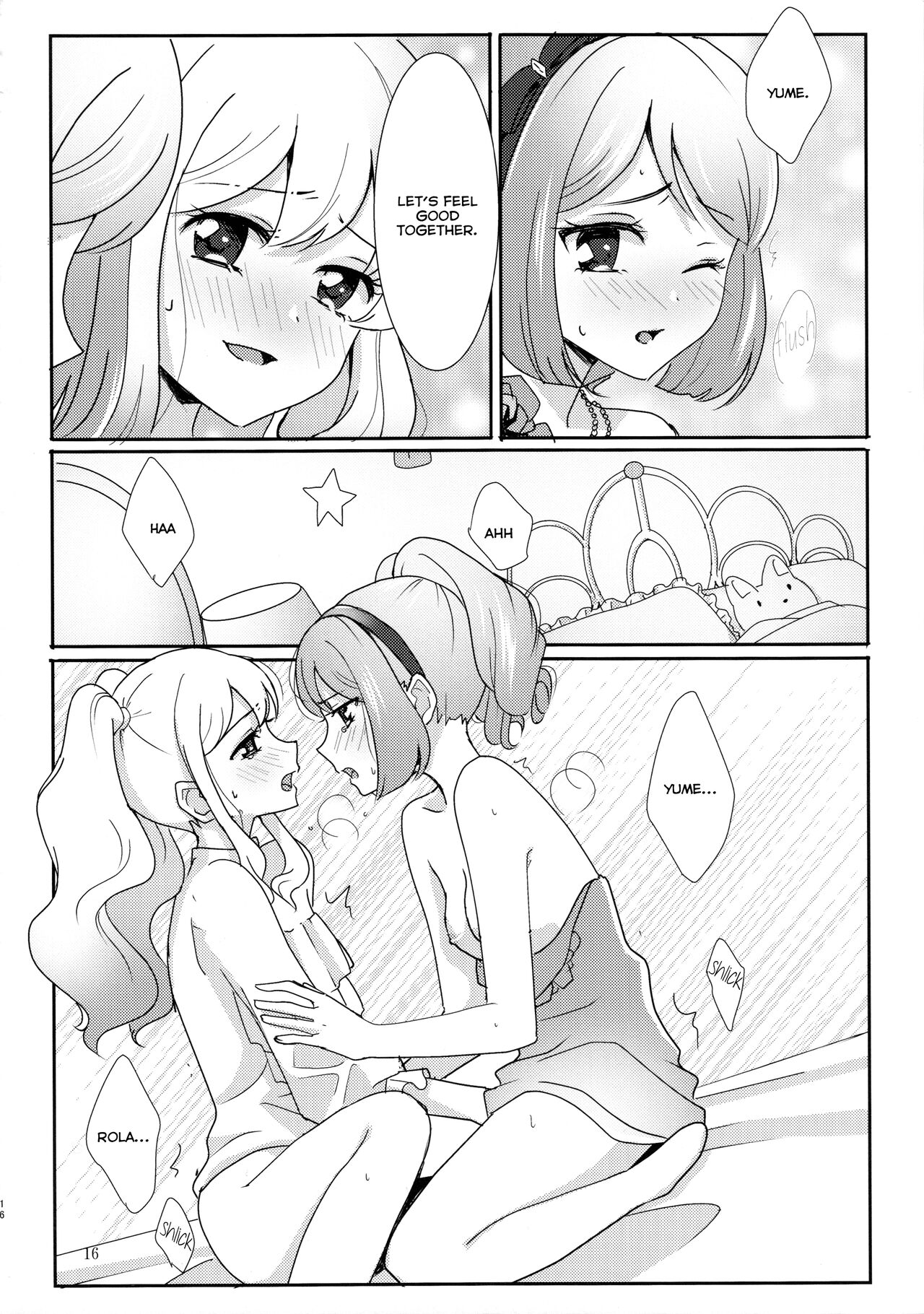(Geinoujin wa Card ga Inochi! 13) [Furanki (NOTO)]Anata ga Dress o Matottara | When you put on the dress(Aikatsu Stars!) [English] [Lazy Lily] Page 17