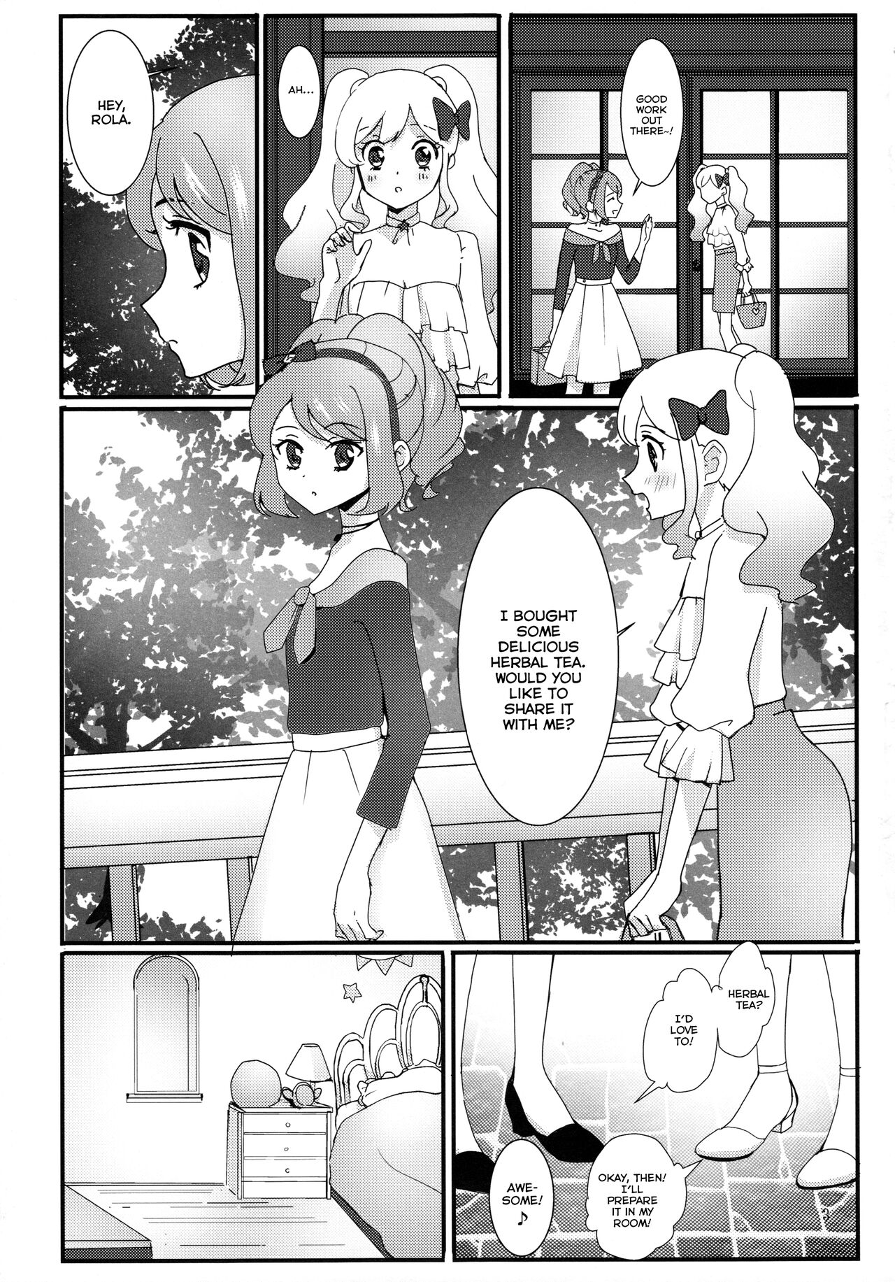 (Geinoujin wa Card ga Inochi! 13) [Furanki (NOTO)]Anata ga Dress o Matottara | When you put on the dress(Aikatsu Stars!) [English] [Lazy Lily] Page 4