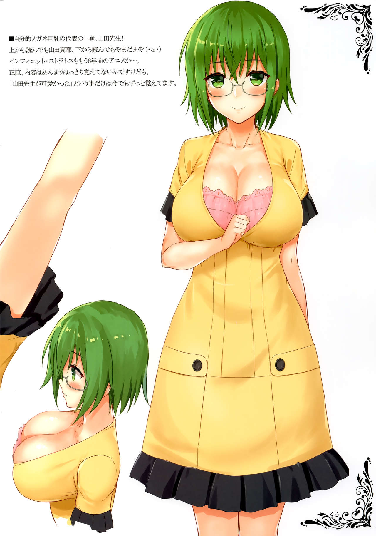 (C96) [Shibayukiya (Shibayuki)]Megane Kyonyuu ga Suki! | Love Girls with Glasses and Huge Breasts!(To LOVE-Ru, IS <Infinite Stratos>, Queen's Blade) [English] [animefan71109] Page 2