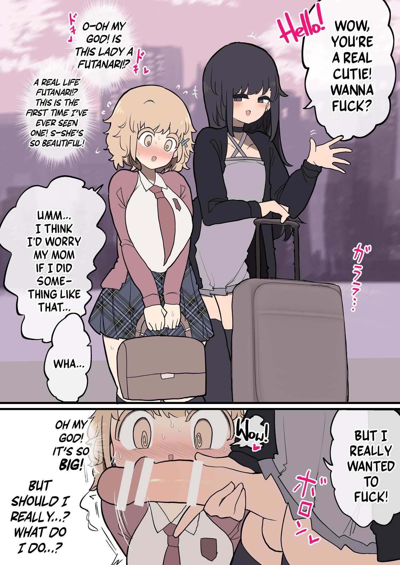 [Izumo Gasshuukoku (Momomo Gasshuukoku)]Insta-Corrupted Foreigner Fawns Upon A Handsome Futanari Girl's Dick[English] [A Cool Person] Page 3