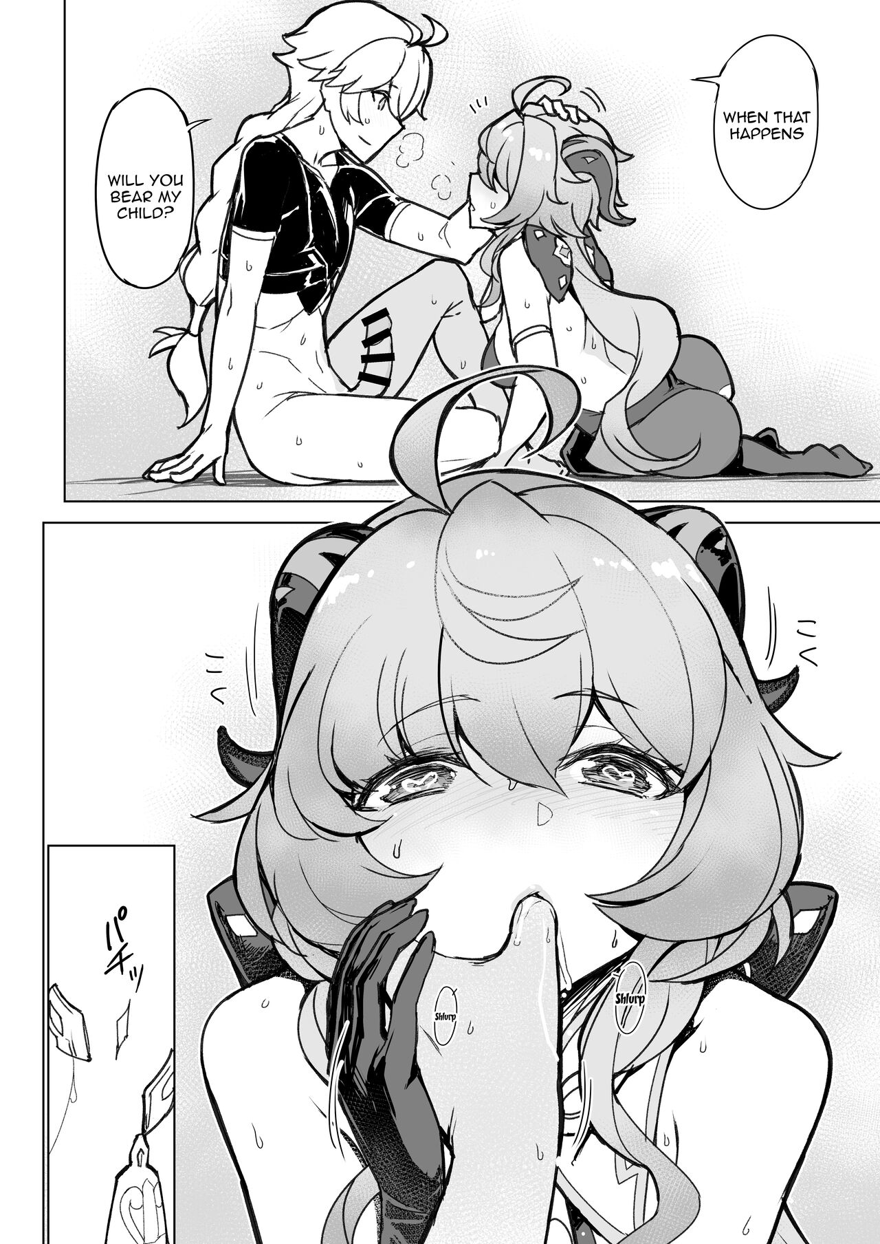 [Jikansa-Kougeki (Tooya Daisuke)]Amai Tsuyu -Sweet dew-(Genshin Impact) [English] {Doujins.com} [Digital] Page 15