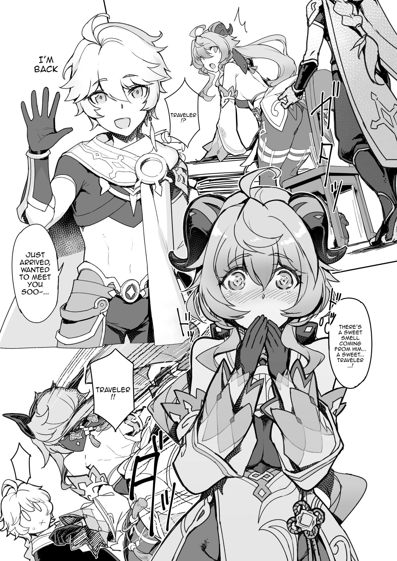 [Jikansa-Kougeki (Tooya Daisuke)]Amai Tsuyu -Sweet dew-(Genshin Impact) [English] {Doujins.com} [Digital] Page 4