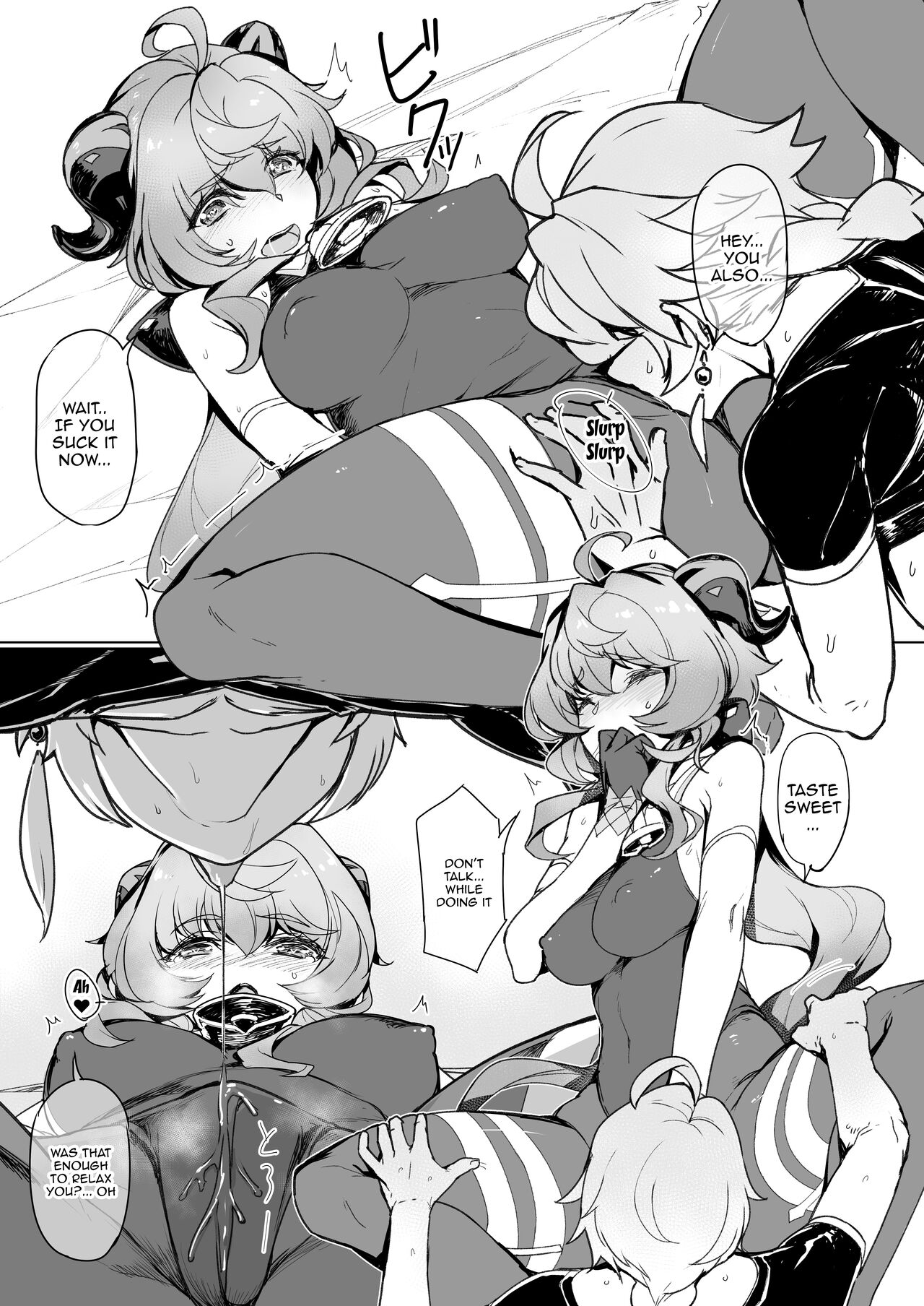 [Jikansa-Kougeki (Tooya Daisuke)]Amai Tsuyu -Sweet dew-(Genshin Impact) [English] {Doujins.com} [Digital] Page 8