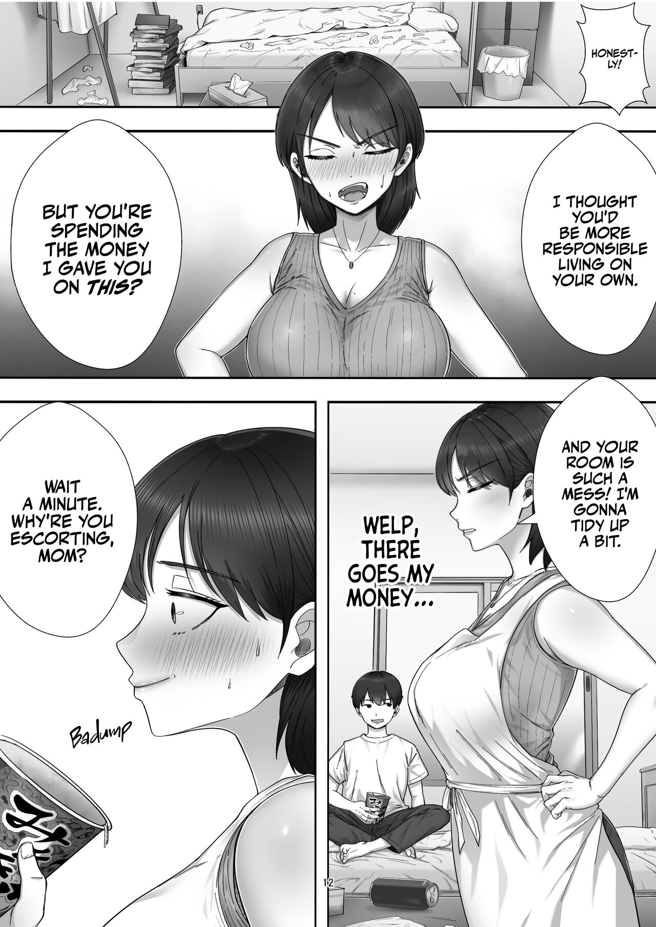 [Tarobaumu]DeliHeal Yondara Gachi no Kaa-chan ga Kita Hanashi. | When I Ordered a Call Girl My Mom Actually Showed Up.[English] [korafu] Page 11