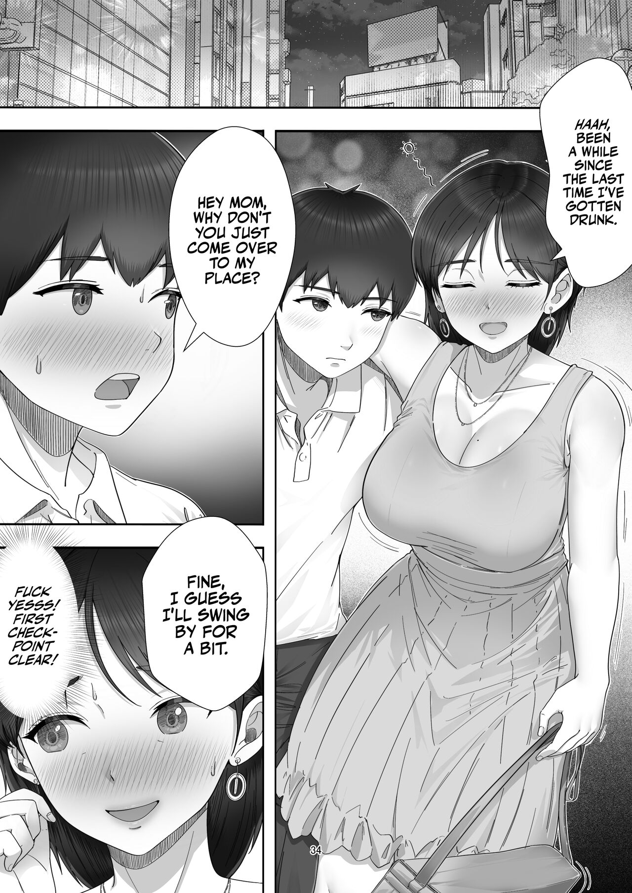 [Tarobaumu]DeliHeal Yondara Gachi no Kaa-chan ga Kita Hanashi. | When I Ordered a Call Girl My Mom Actually Showed Up.[English] [korafu] Page 33