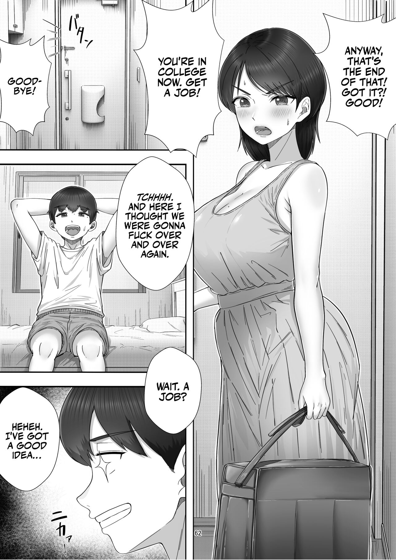 [Tarobaumu]DeliHeal Yondara Gachi no Kaa-chan ga Kita Hanashi. | When I Ordered a Call Girl My Mom Actually Showed Up.[English] [korafu] Page 61