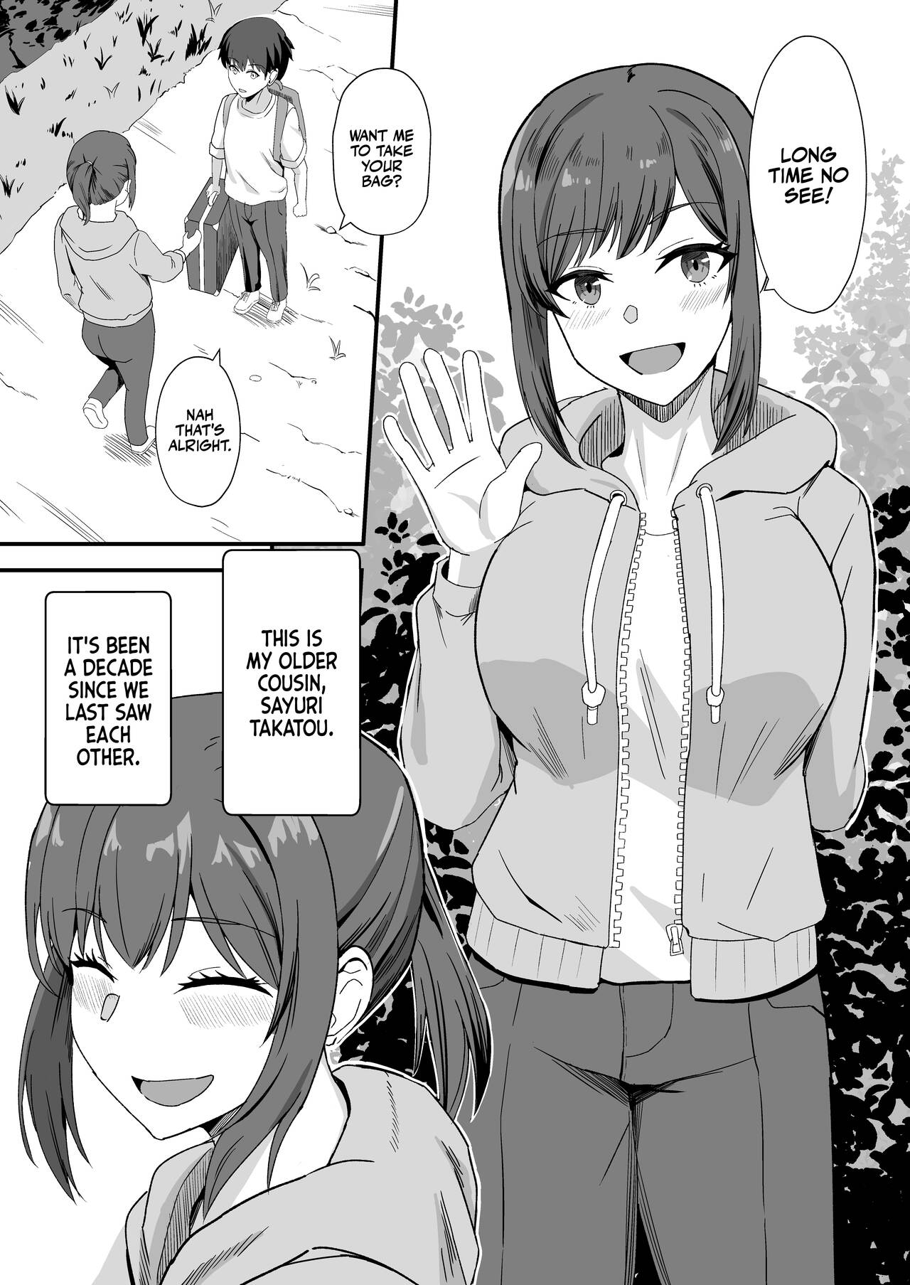 [Home Wrecker (Shinyashiki)]Inaka no Kussai Onee-chan | My Smelly Cousin from the Countryside[English] [korafu] [Digital] Page 4