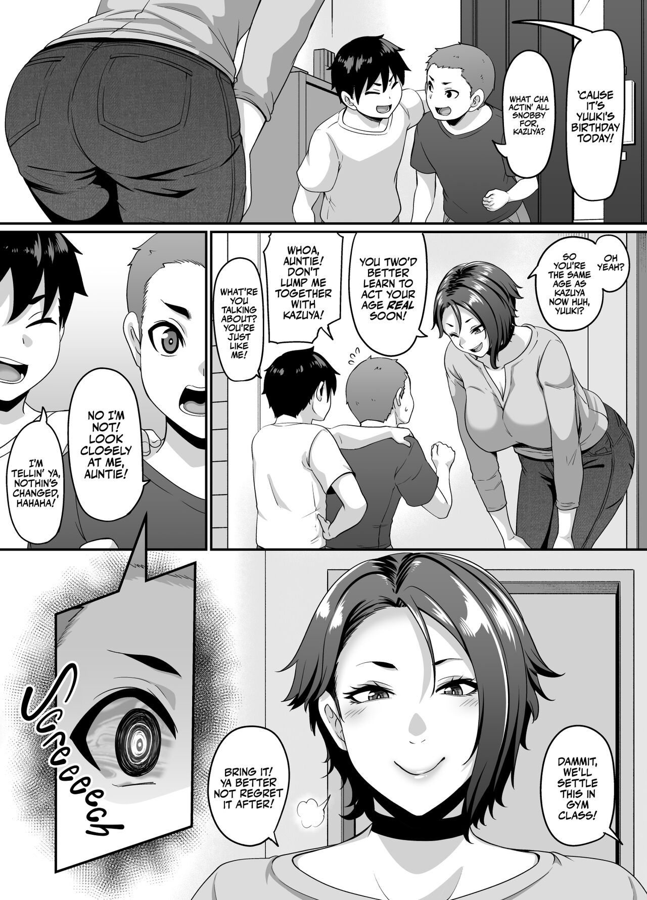 [Tiramisu Tart (Kazuhiro)]Musuko no Tomodachi (← Incubus) ni Miryou Sareta YanMama wa Mesu ni Naru | A Young Mother Gets Charmed by Her Son's (Incubus →) Friend and Becomes His Bitch[English] [korafu] Page 3