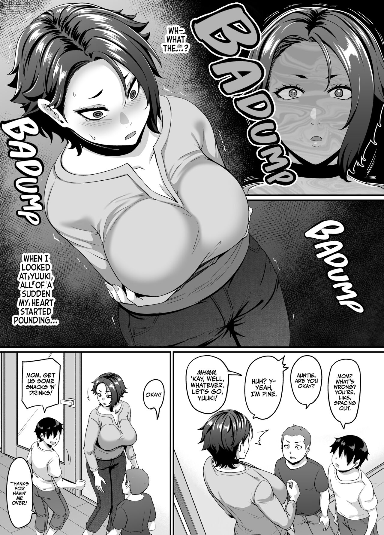 [Tiramisu Tart (Kazuhiro)]Musuko no Tomodachi (← Incubus) ni Miryou Sareta YanMama wa Mesu ni Naru | A Young Mother Gets Charmed by Her Son's (Incubus →) Friend and Becomes His Bitch[English] [korafu] Page 4