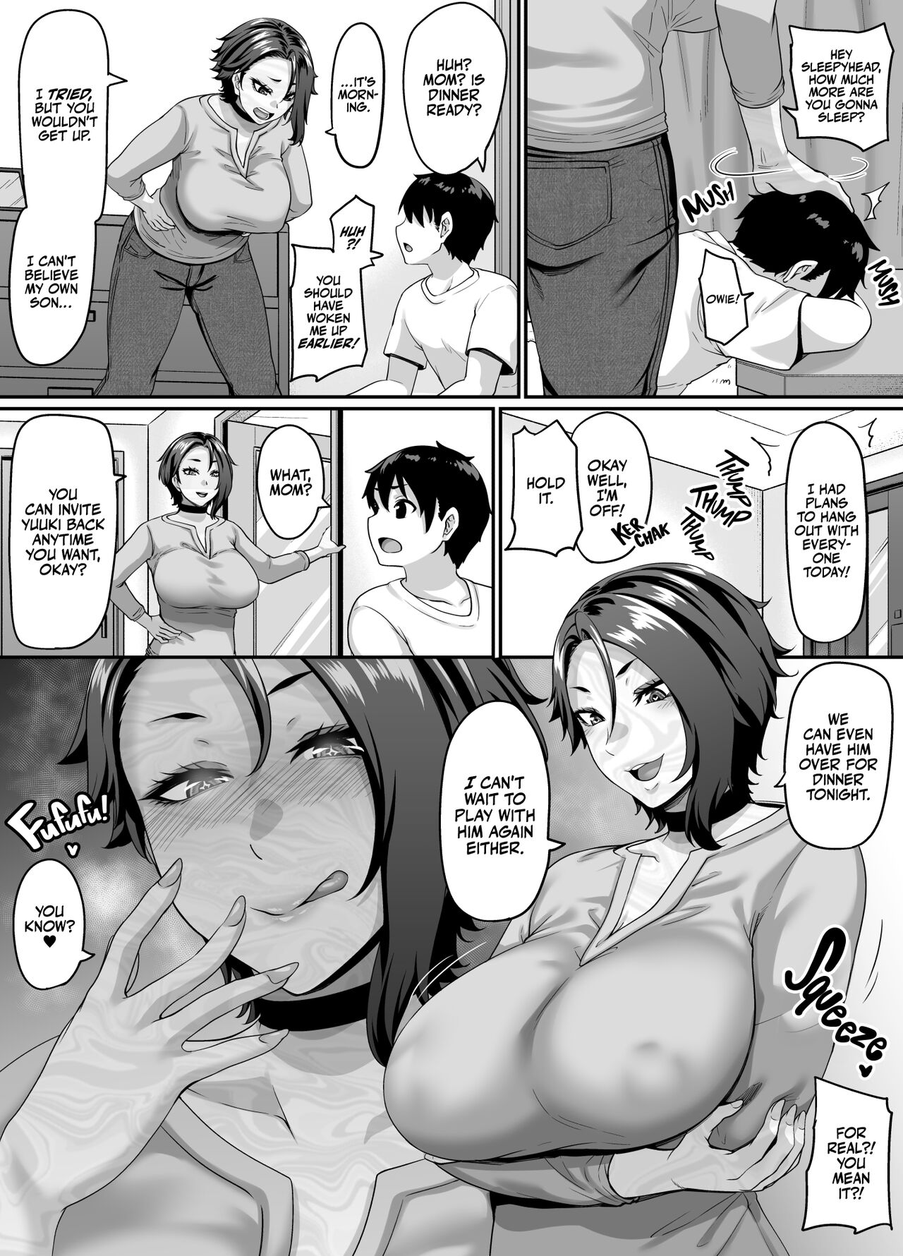 [Tiramisu Tart (Kazuhiro)]Musuko no Tomodachi (← Incubus) ni Miryou Sareta YanMama wa Mesu ni Naru | A Young Mother Gets Charmed by Her Son's (Incubus →) Friend and Becomes His Bitch[English] [korafu] Page 67