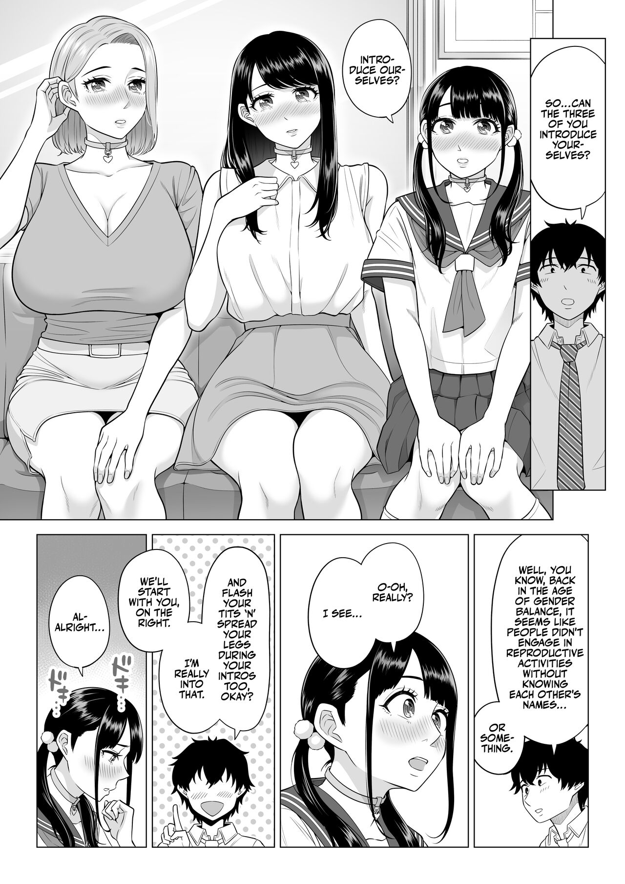 [Date Roku]Dansei ga Kyokutan ni Sukunai Kono Sekai de wa, Seishi wa Kichou na Shigen desu. | In a World Where Men Are Scarce, Sperm Is a Precious Resource.[English] [korafu] Page 21