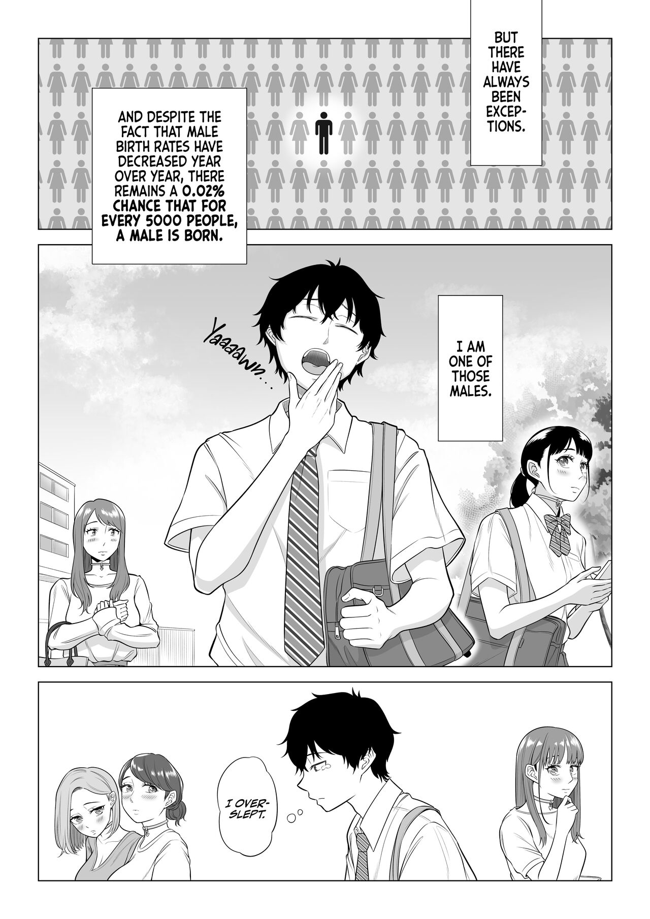 [Date Roku]Dansei ga Kyokutan ni Sukunai Kono Sekai de wa, Seishi wa Kichou na Shigen desu. | In a World Where Men Are Scarce, Sperm Is a Precious Resource.[English] [korafu] Page 4