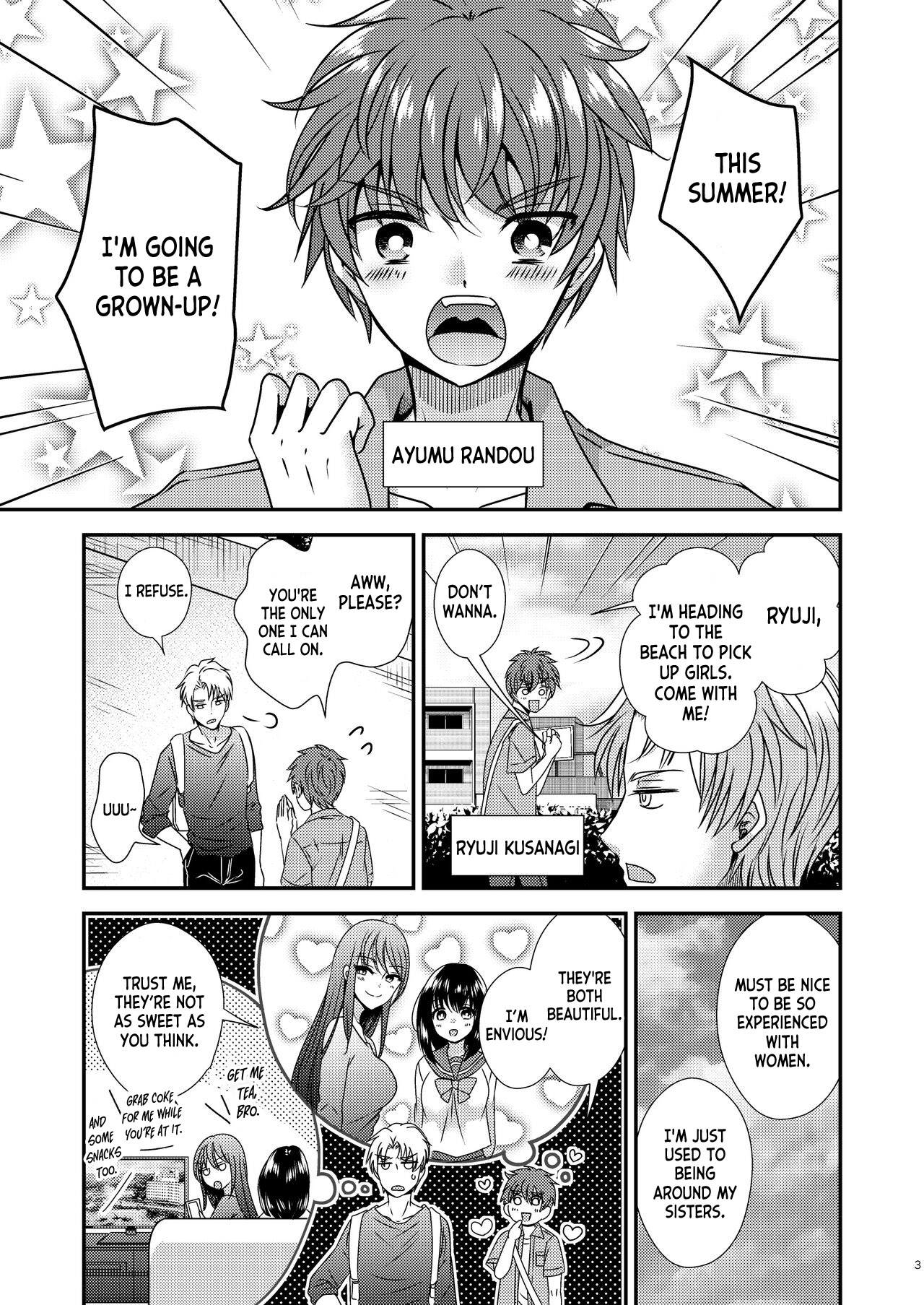 [Story Circle (Seto Kouhei, Matsuzono)]TS Boshi Techou[English] [desudesu] Page 1