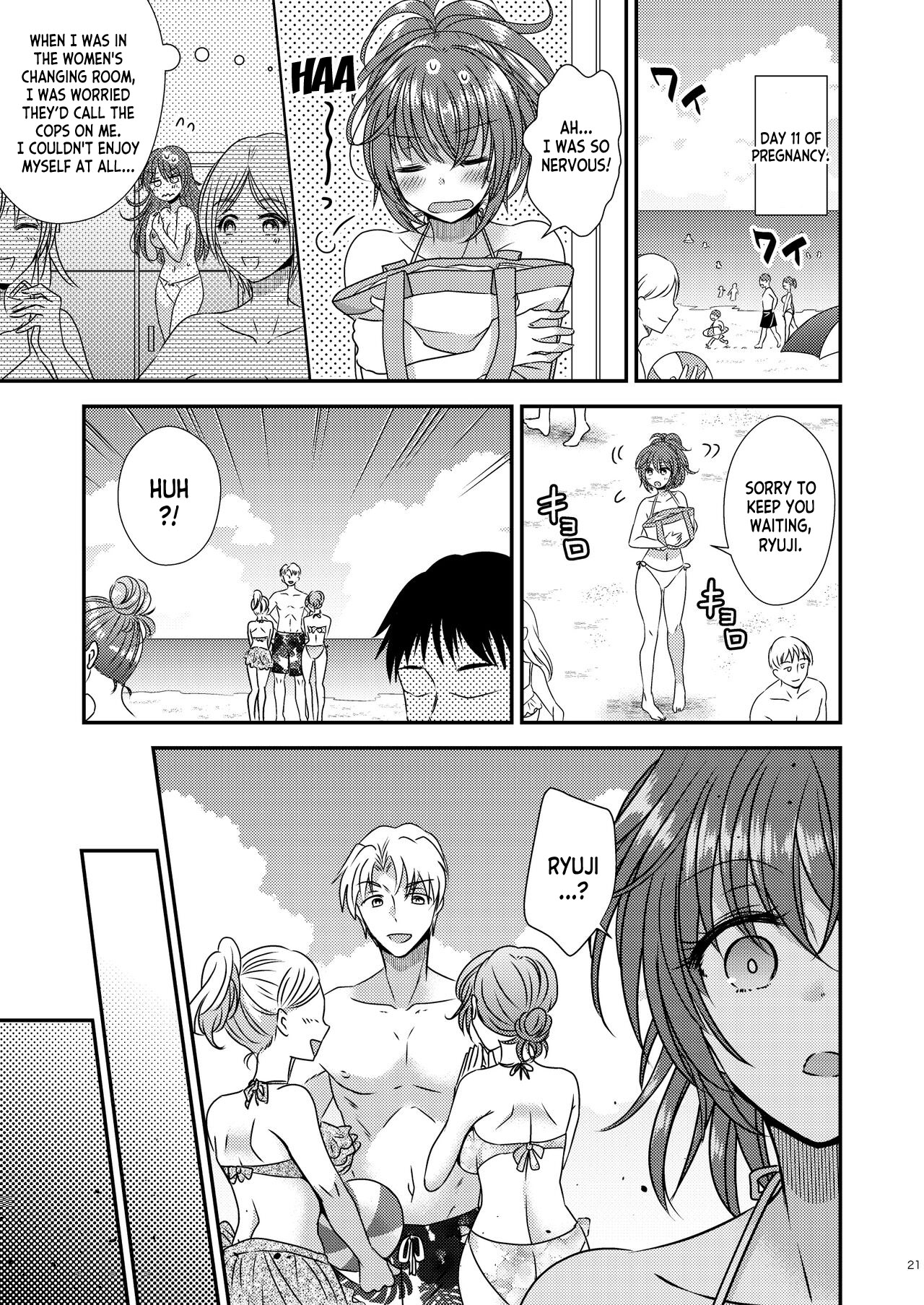 [Story Circle (Seto Kouhei, Matsuzono)]TS Boshi Techou[English] [desudesu] Page 19