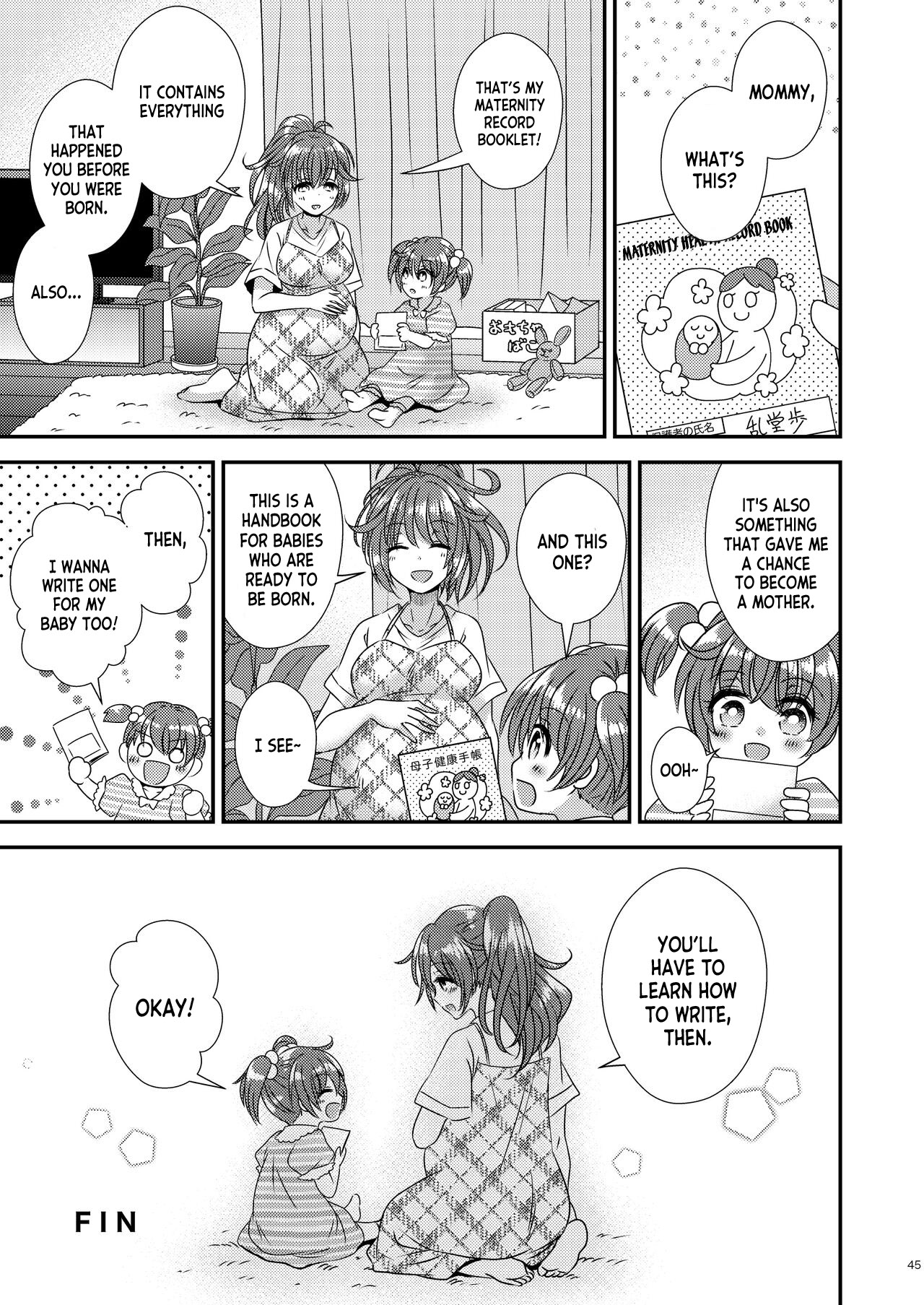 [Story Circle (Seto Kouhei, Matsuzono)]TS Boshi Techou[English] [desudesu] Page 43