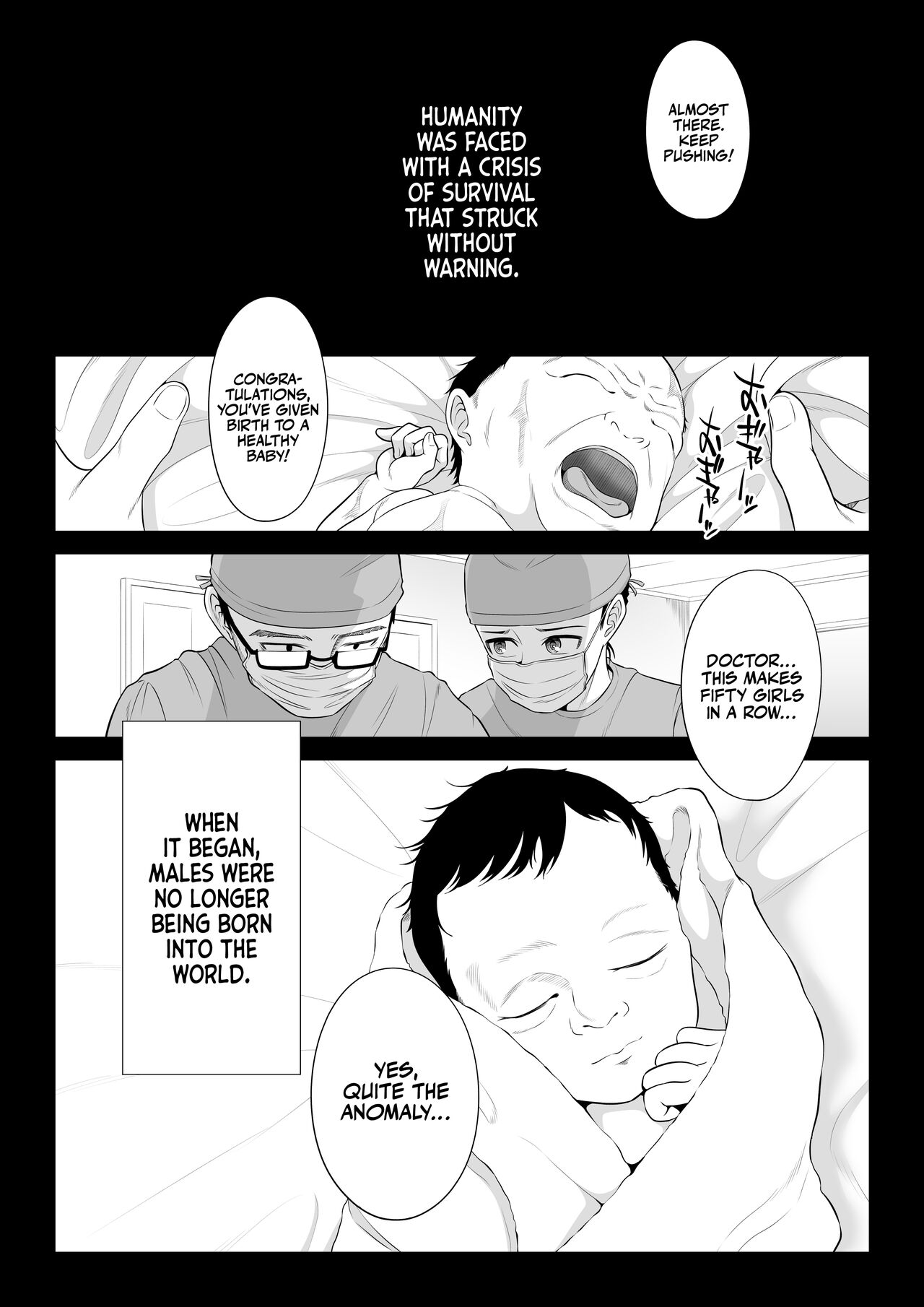 [Date Roku]Dansei ga Kyokutan ni Sukunai Kono Sekai de wa, Seishi wa Kichou na Shigen desu. | In a World Where Men Are Scarce, Sperm Is a Precious Resource.[English] [korafu] Page 2