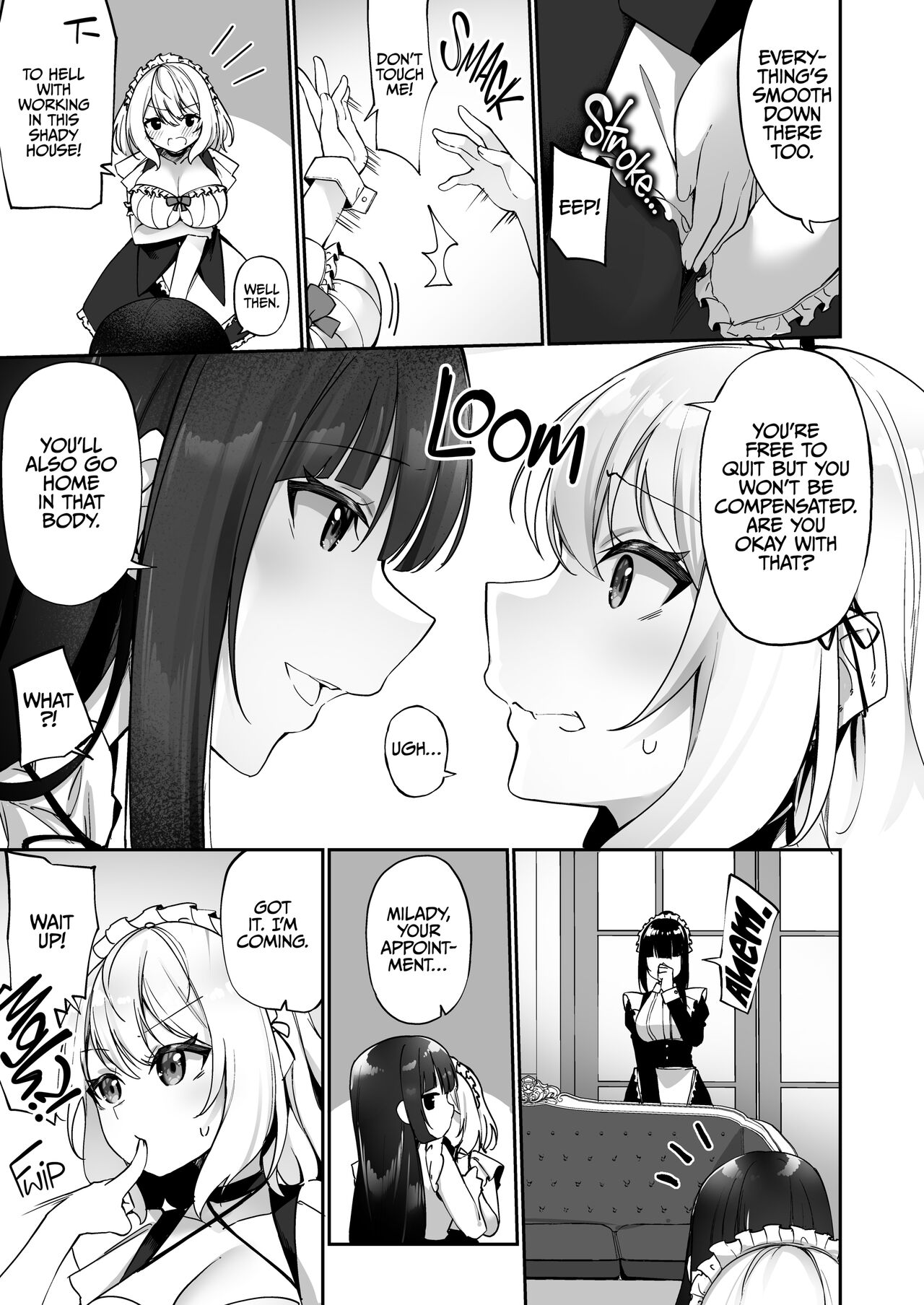 [Amulai Sweets Factory (Kanmuri)]I Turned Into a Sexual Relief Maid[English] {2d-market.com} [Decensored] [Digital] Page 8