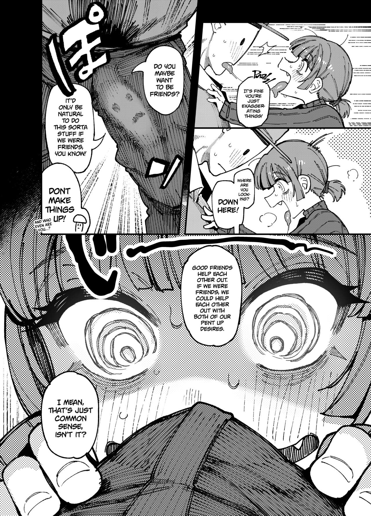 [Hoshoku Shoujo (Karasu Chan)]Ie ga Shike Sugite Haete Kita Genkaku Yuuhatsu Kinoko wo Gosyoku Shite Hatsujyou Shita Ato no Are ya Kore[English] [Digital] Page 14