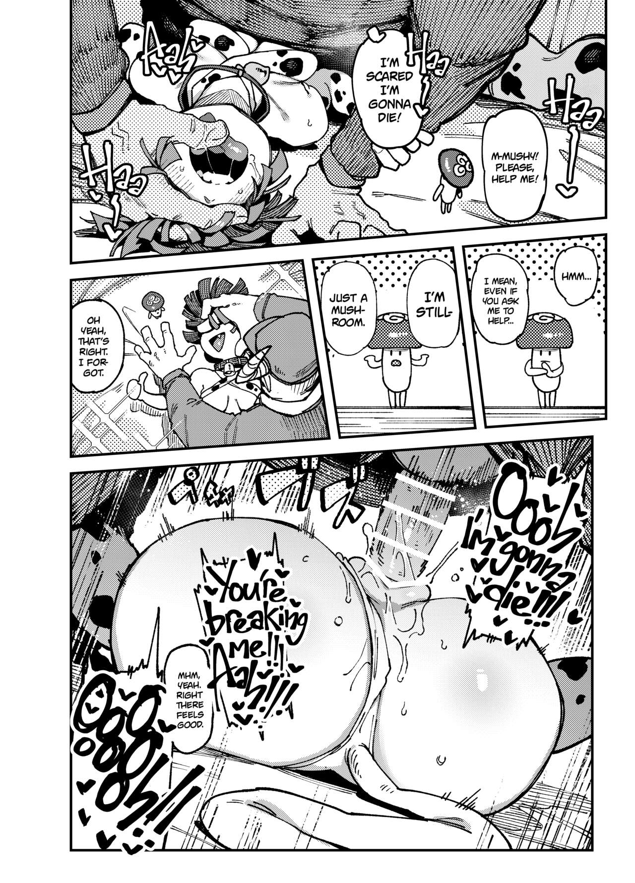 [Hoshoku Shoujo (Karasu Chan)]Ie ga Shike Sugite Haete Kita Genkaku Yuuhatsu Kinoko wo Gosyoku Shite Hatsujyou Shita Ato no Are ya Kore[English] [Digital] Page 26
