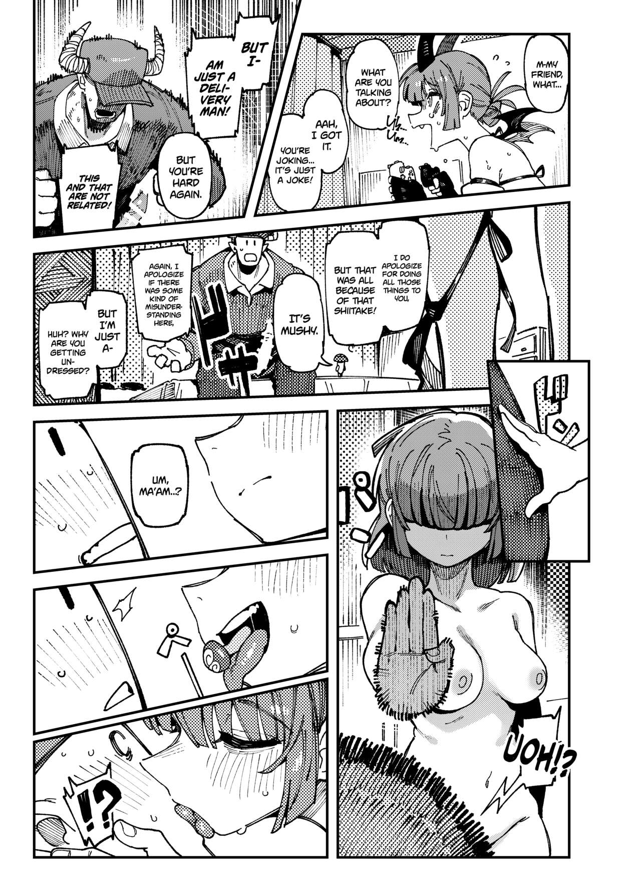 [Hoshoku Shoujo (Karasu Chan)]Ie ga Shike Sugite Haete Kita Genkaku Yuuhatsu Kinoko wo Gosyoku Shite Hatsujyou Shita Ato no Are ya Kore[English] [Digital] Page 39