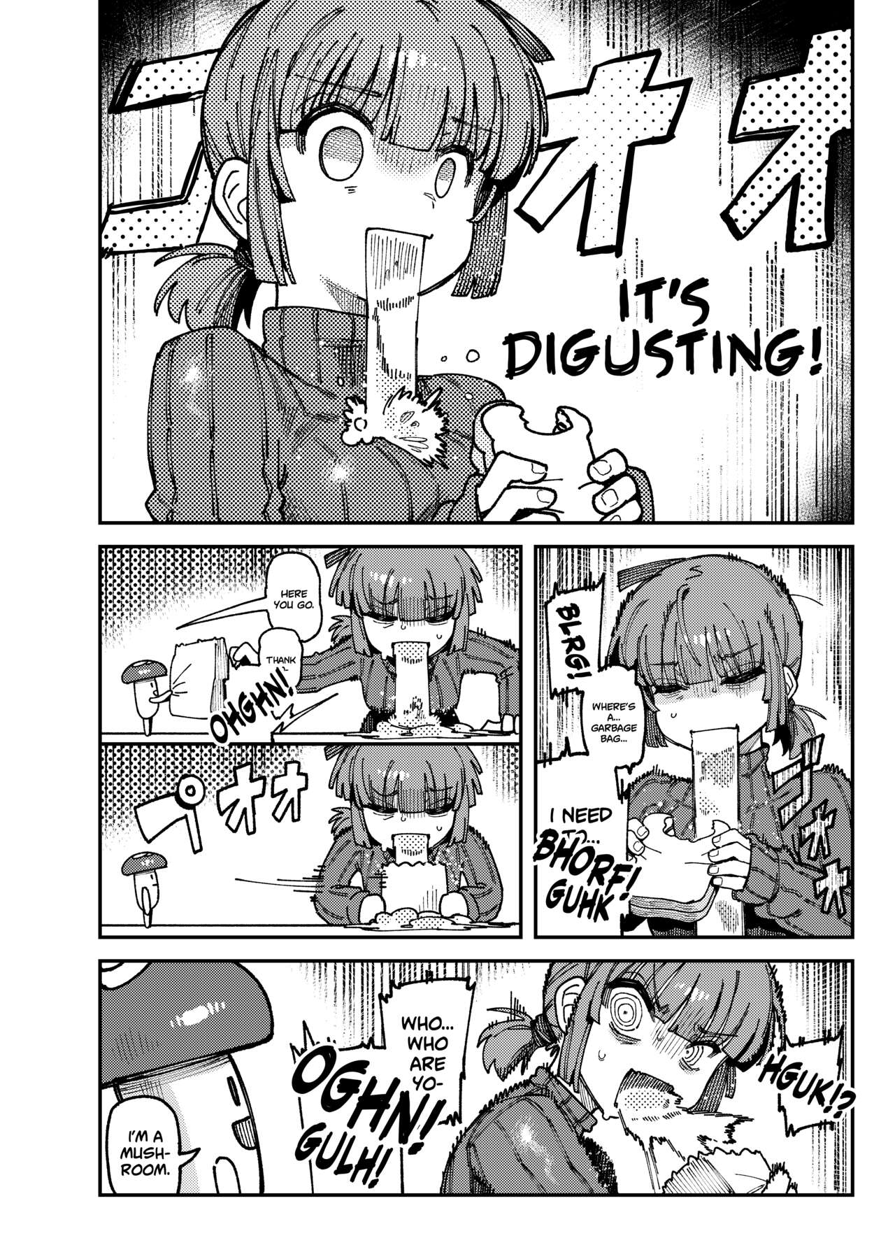 [Hoshoku Shoujo (Karasu Chan)]Ie ga Shike Sugite Haete Kita Genkaku Yuuhatsu Kinoko wo Gosyoku Shite Hatsujyou Shita Ato no Are ya Kore[English] [Digital] Page 6