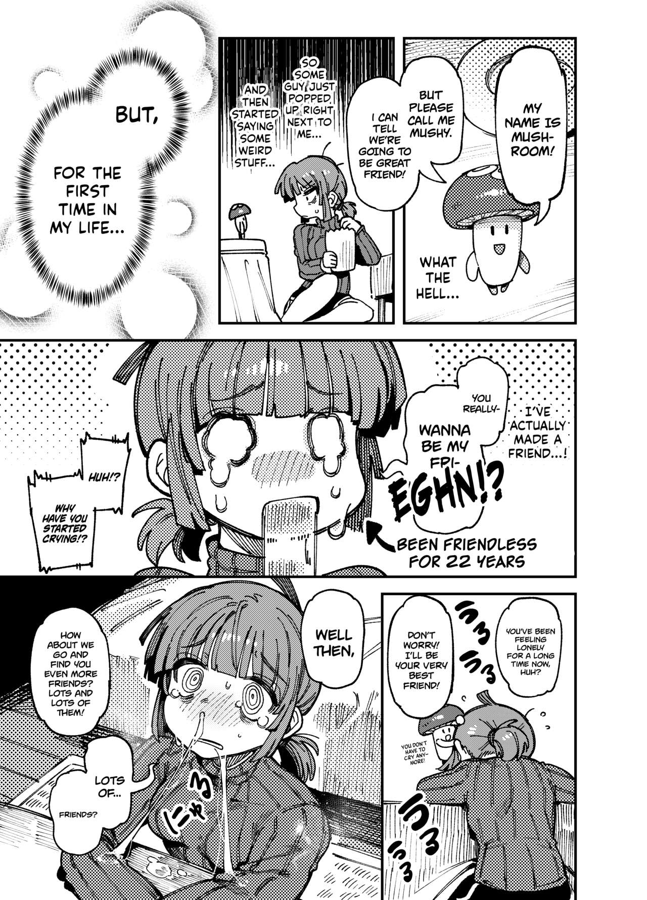 [Hoshoku Shoujo (Karasu Chan)]Ie ga Shike Sugite Haete Kita Genkaku Yuuhatsu Kinoko wo Gosyoku Shite Hatsujyou Shita Ato no Are ya Kore[English] [Digital] Page 7