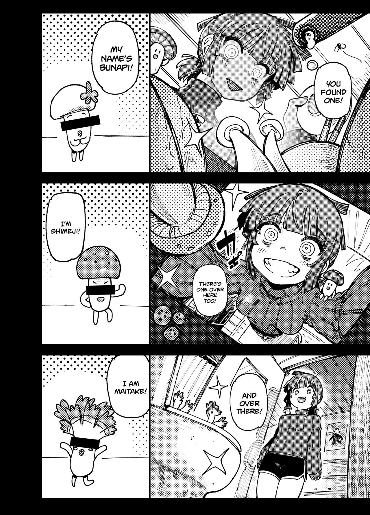 [Hoshoku Shoujo (Karasu Chan)]Ie ga Shike Sugite Haete Kita Genkaku Yuuhatsu Kinoko wo Gosyoku Shite Hatsujyou Shita Ato no Are ya Kore[English] [Digital] Page 8