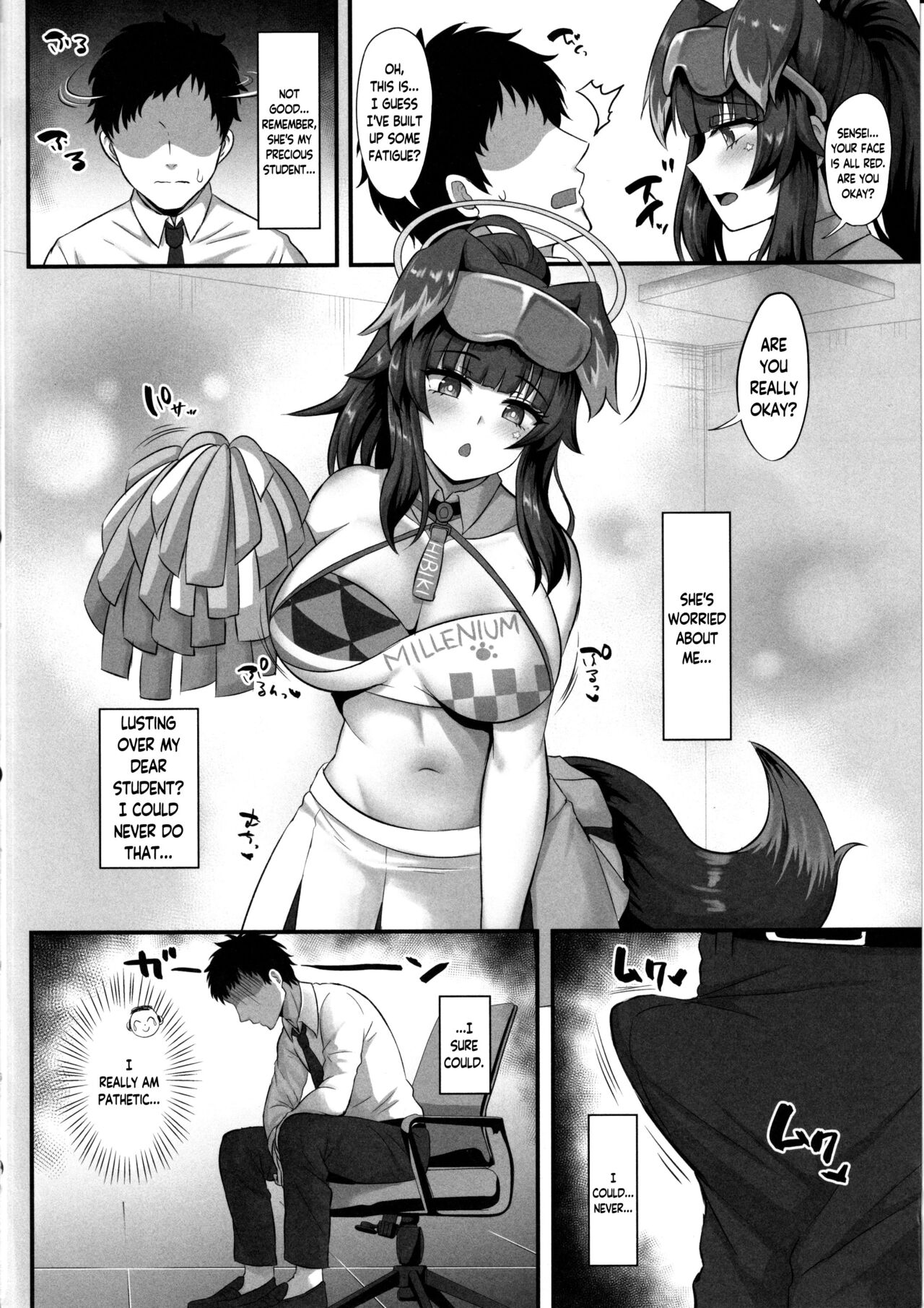 (C102) [Hoshizora Sutekki (Kisaragi Nana)]Furee! Furee! Sensei | Hooray! Hooray! Sensei!(Blue Archive) [English] [Douzo Lad Translations] Page 4