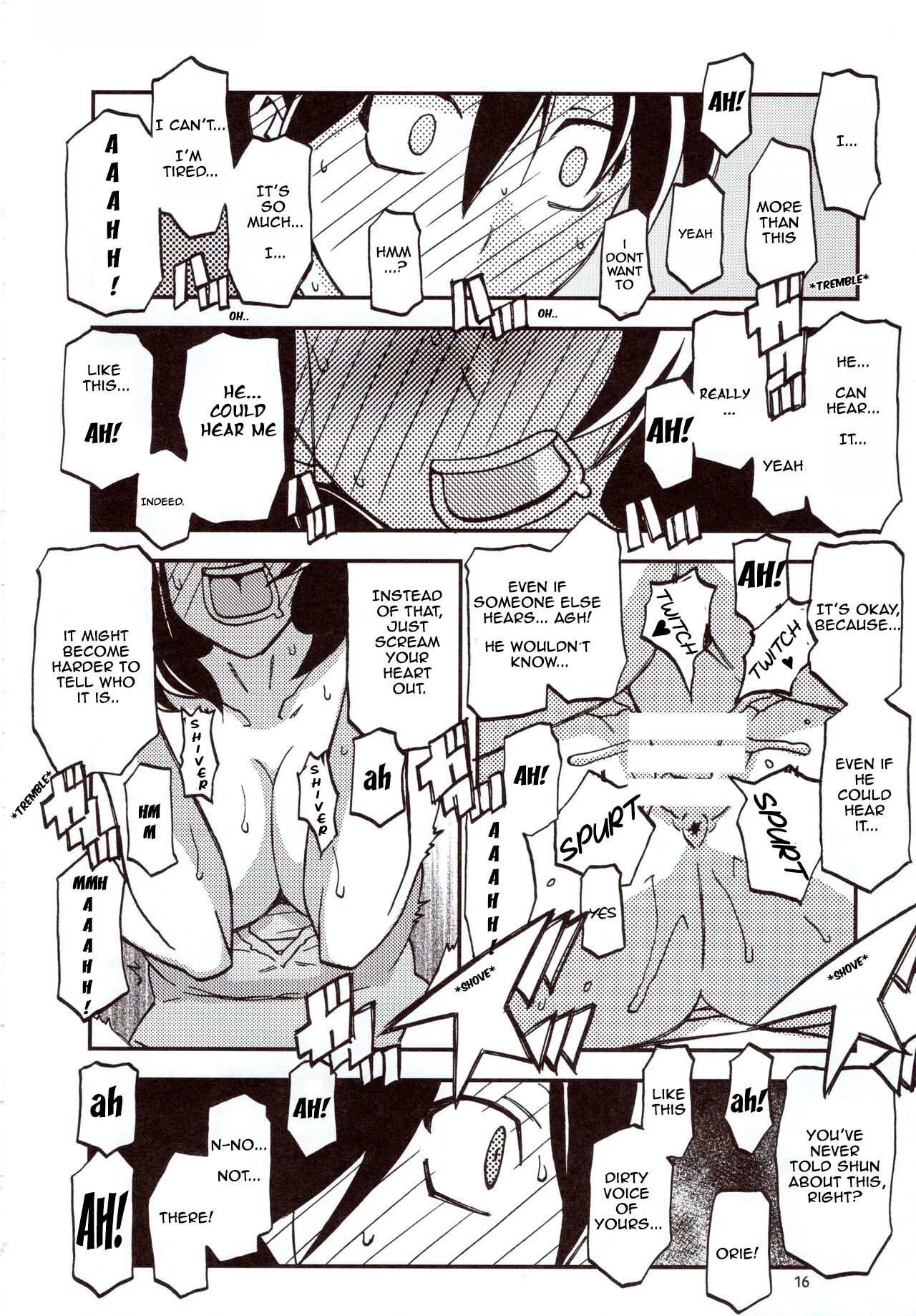 (C97) [Sankaku Apron (Sanbun Kyoden, Umu Rahi)]Yama Hime no Mi Orie[English] Page 15
