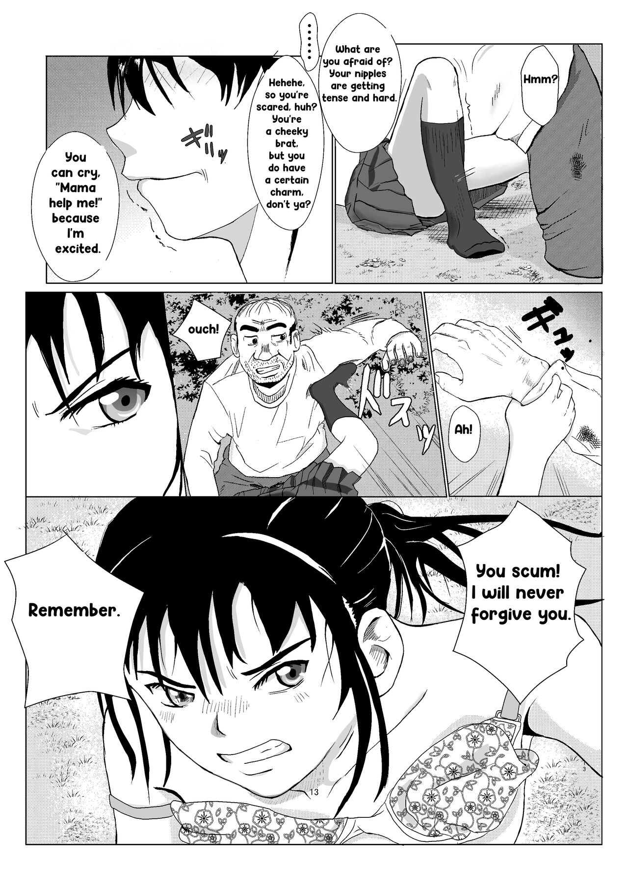 [Kiyama Haru]Ranbou Oji-san | Rough Uncle[English] Page 14