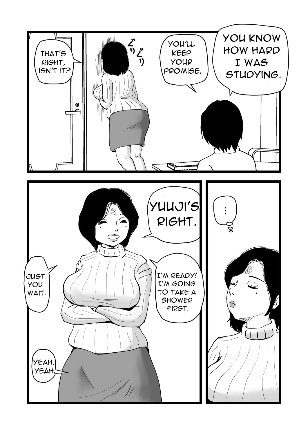 [Momoziri Hustle Dou]Goukaku Iwai wa Mama no Karada[English] [DarklordMTLs] Page 8