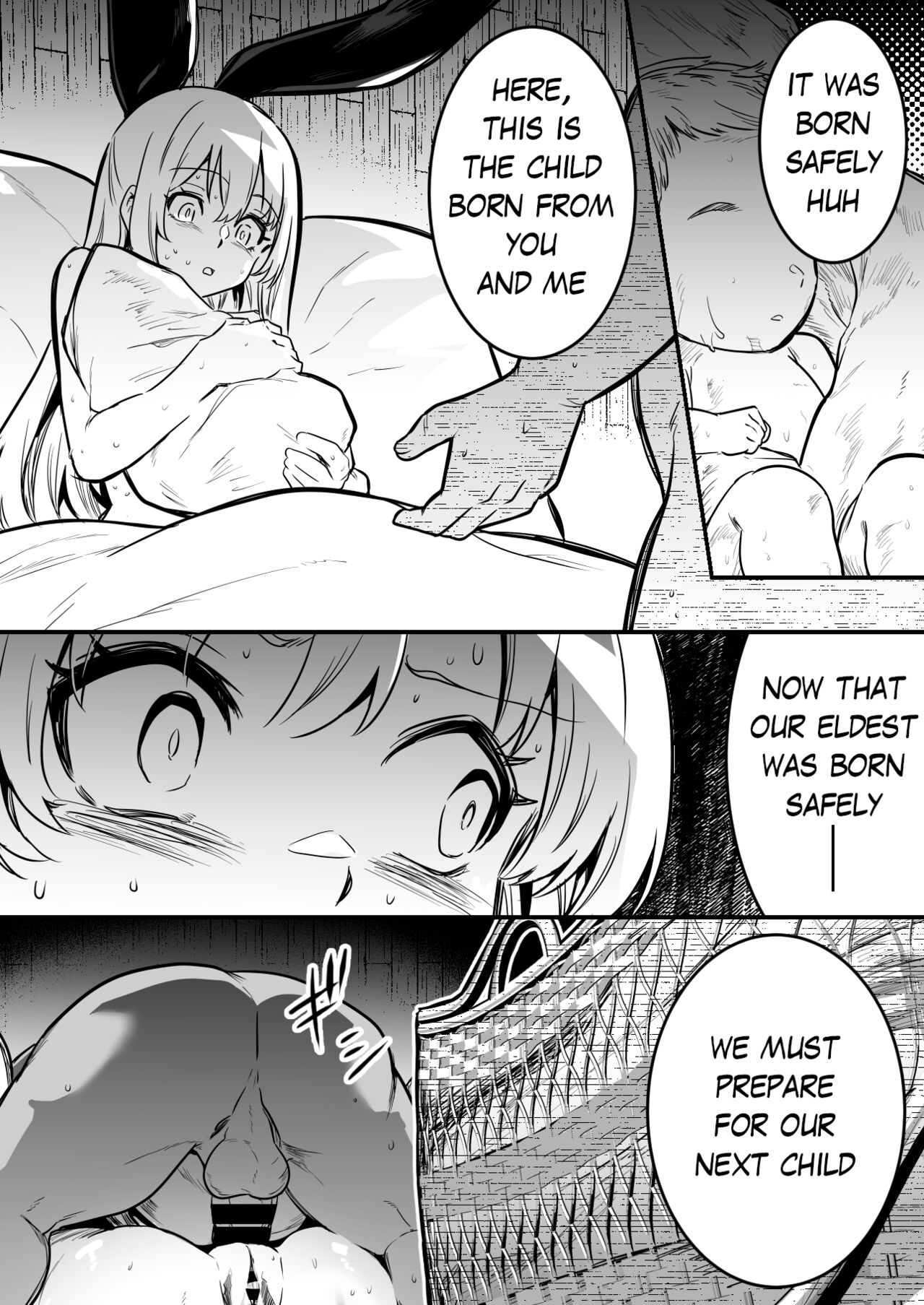 [Lefthand]Yadoya no Oyaji ni Suiminkan Sareta Kekka, Ninshin Shussan shite Shimau Boukensha-chan[English] Page 4