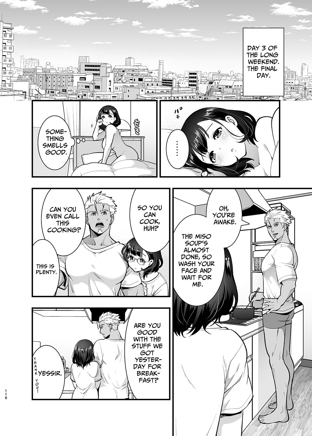 [Jewelry Box (Tamaki Nao)]Seiyoku o Moteamasu Jimi de Nekura na Watashi ga Gatenkei Joushi ni Taberareru 3-kakan | Gloomy Normie with Pent-up Lust gets Devoured by her Blue-collar Boss for THREE DAYS[English] [Iyarashii Josei] Page 116