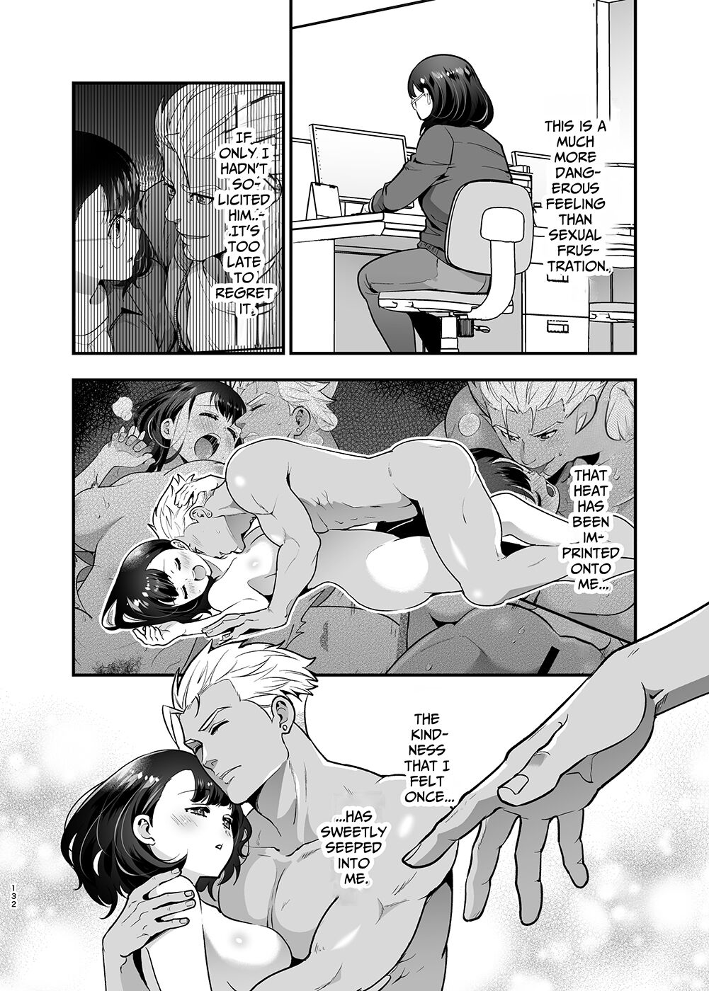 [Jewelry Box (Tamaki Nao)]Seiyoku o Moteamasu Jimi de Nekura na Watashi ga Gatenkei Joushi ni Taberareru 3-kakan | Gloomy Normie with Pent-up Lust gets Devoured by her Blue-collar Boss for THREE DAYS[English] [Iyarashii Josei] Page 132