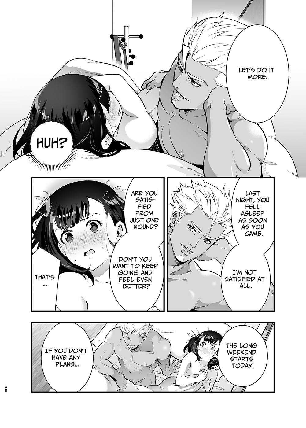 [Jewelry Box (Tamaki Nao)]Seiyoku o Moteamasu Jimi de Nekura na Watashi ga Gatenkei Joushi ni Taberareru 3-kakan | Gloomy Normie with Pent-up Lust gets Devoured by her Blue-collar Boss for THREE DAYS[English] [Iyarashii Josei] Page 48