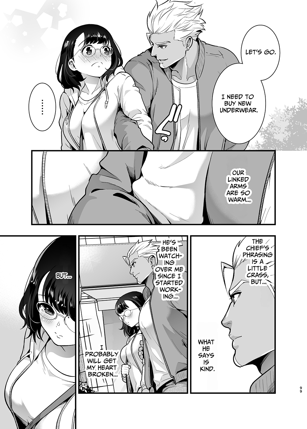 [Jewelry Box (Tamaki Nao)]Seiyoku o Moteamasu Jimi de Nekura na Watashi ga Gatenkei Joushi ni Taberareru 3-kakan | Gloomy Normie with Pent-up Lust gets Devoured by her Blue-collar Boss for THREE DAYS[English] [Iyarashii Josei] Page 99