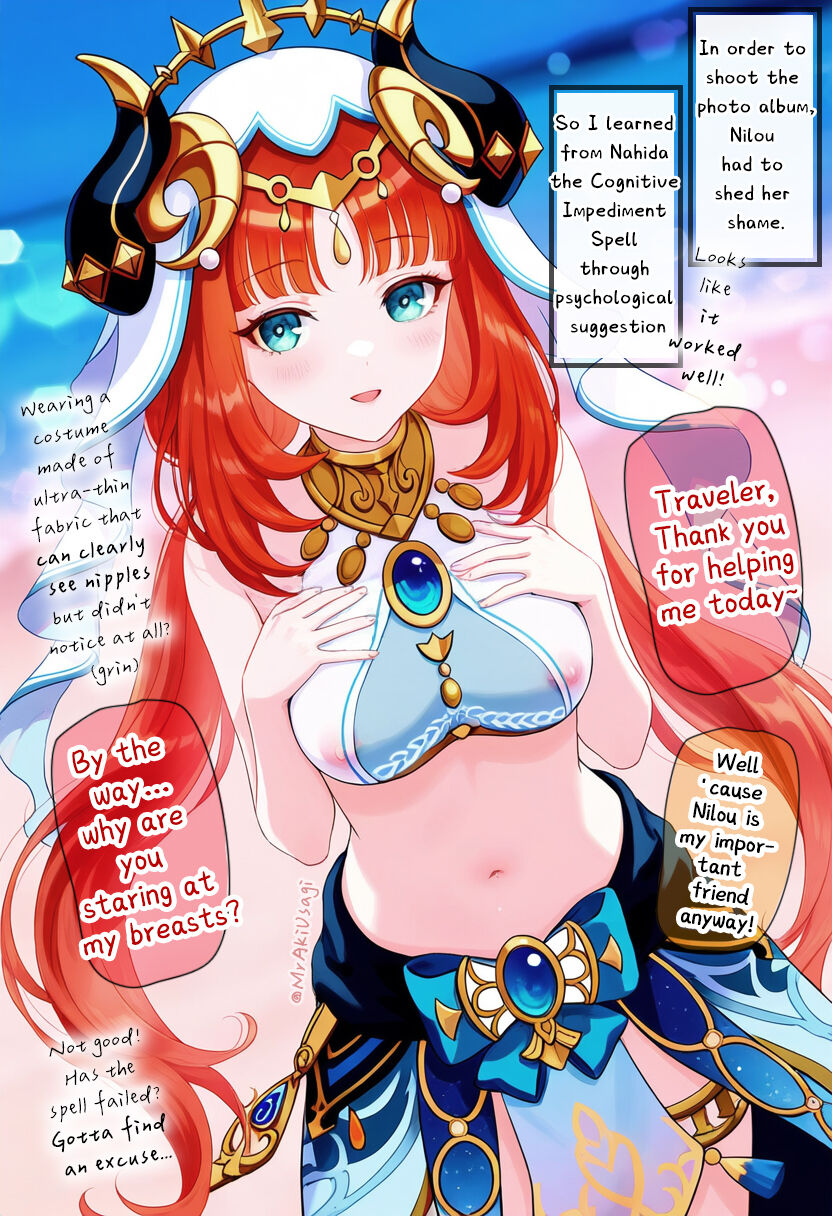 [MrAkiUsagi]Want to shoot erotic photos for Nilou![English] [Uncensored] [Digital] [AI Generated] (Incomplete) Page 2